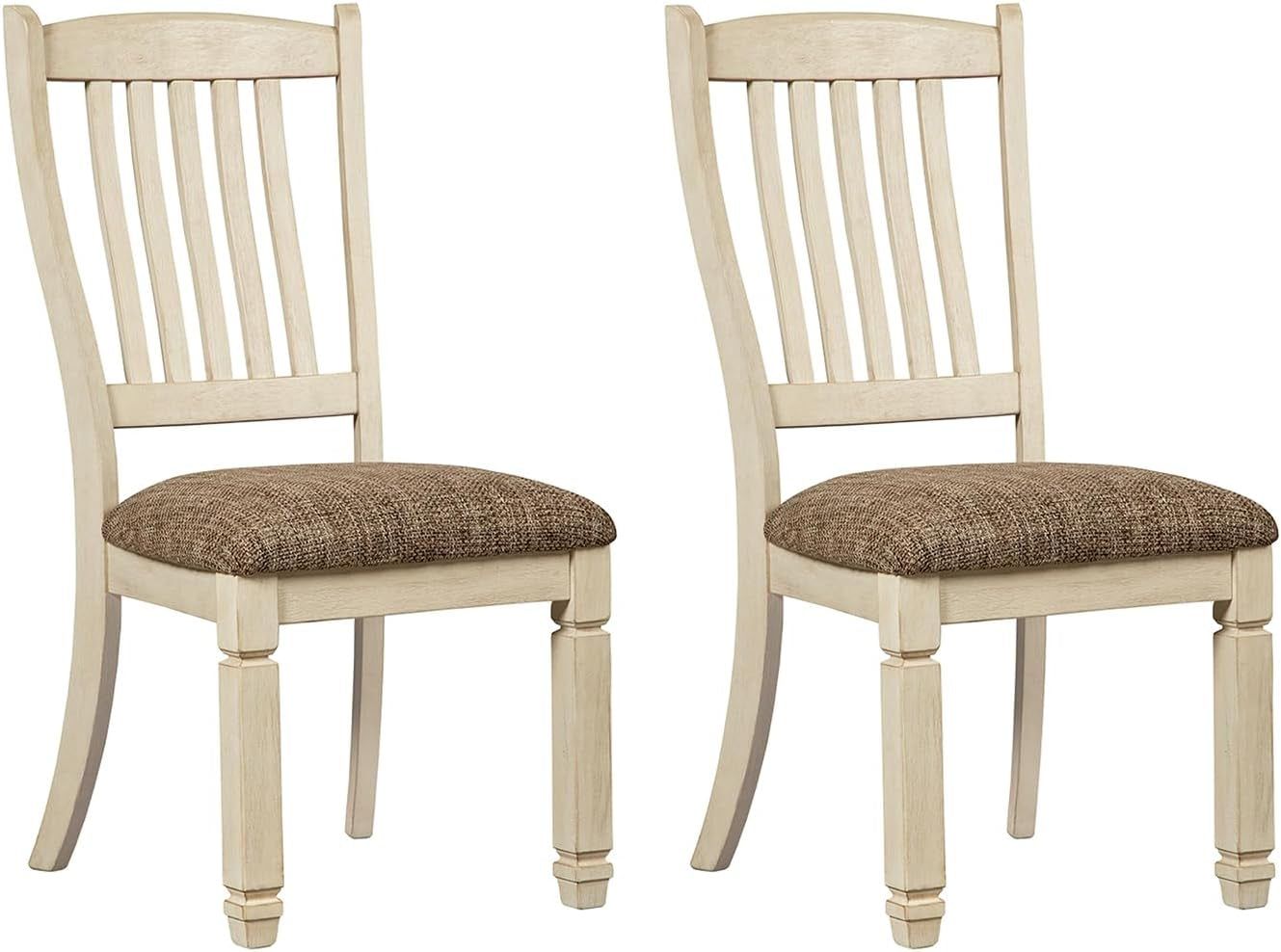 Bolanburg 20&quot; Upholstered Dining Room Chair, Set of 2, Antique White