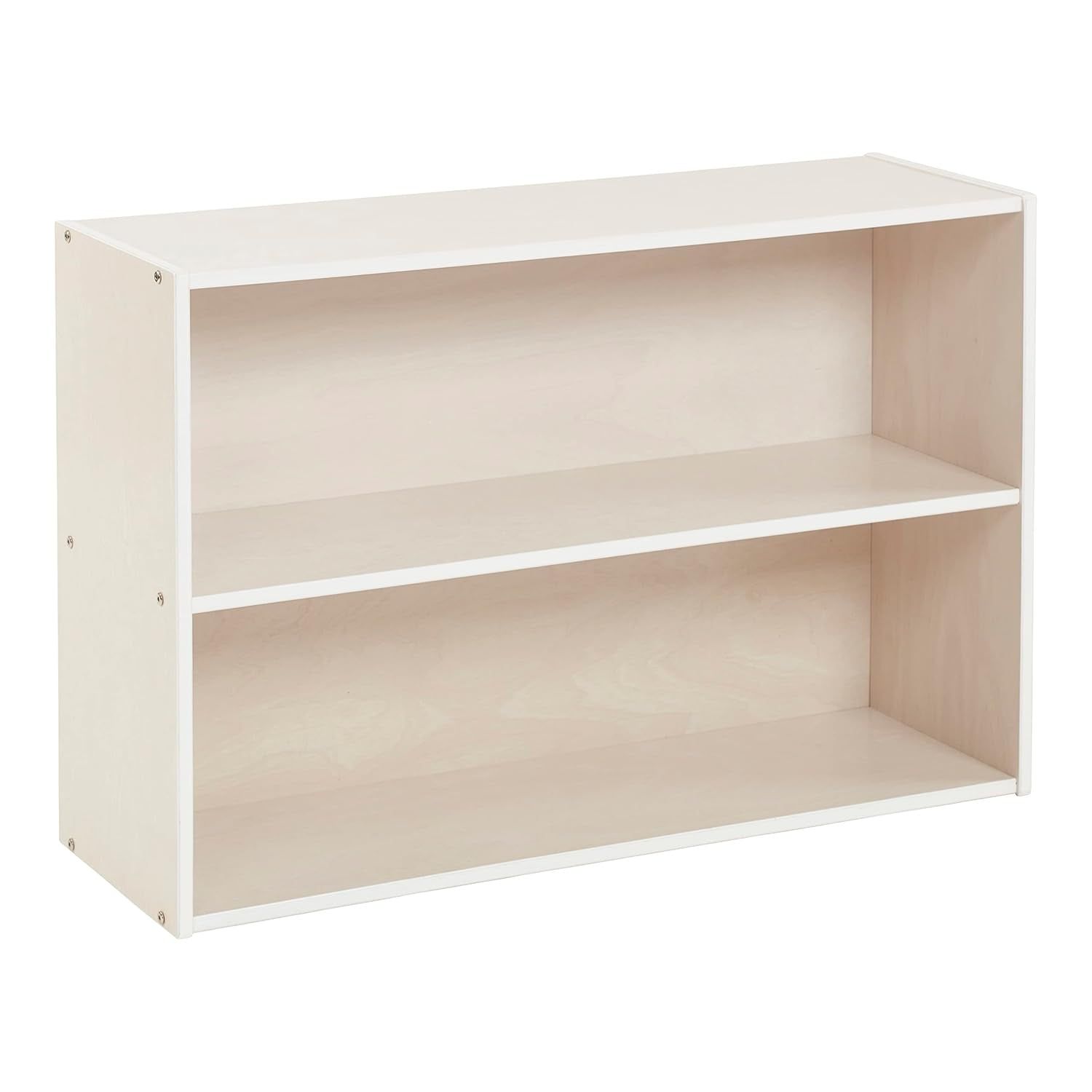 Streamline 2-Shelf Storage Cabinet, 24In, Kid&#39;S Bookshelf, White Wash