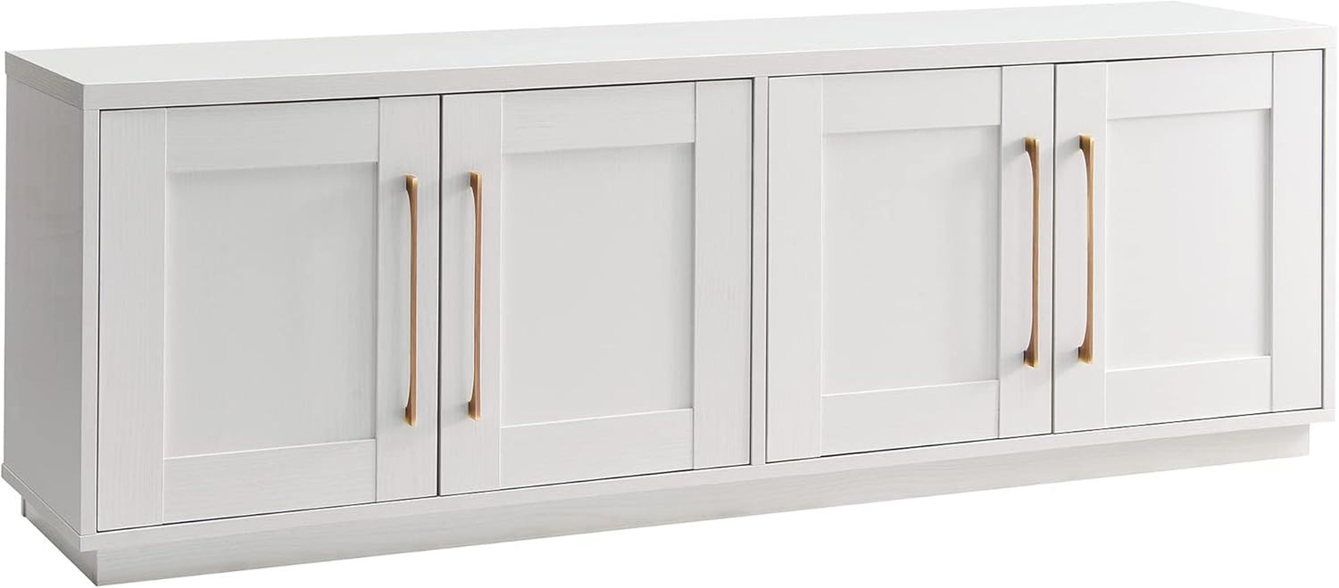 Tillman Rectangular TV Stand for Tv&#39;S up to 80&quot; In, 68&quot; Wide, White
