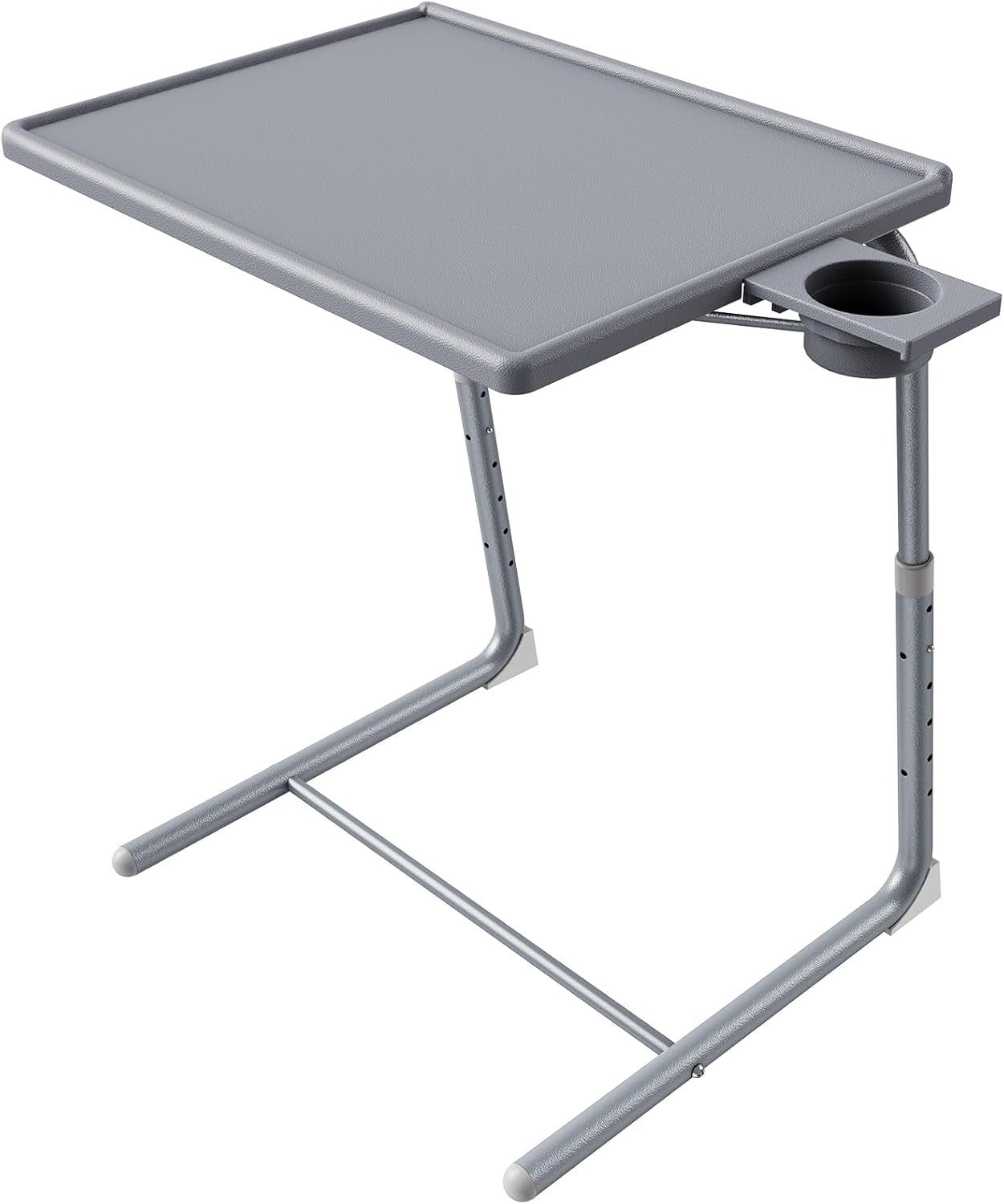 Adjustable TV Tray Table for Bed &amp; Sofa Gray