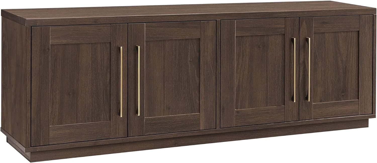 Tillman Rectangular TV Stand for Tv&#39;S up to 80&quot; in Alder Brown