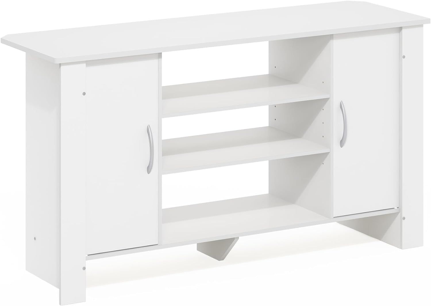 Econ Stand Entertainment Center, 50-Inch TV, White