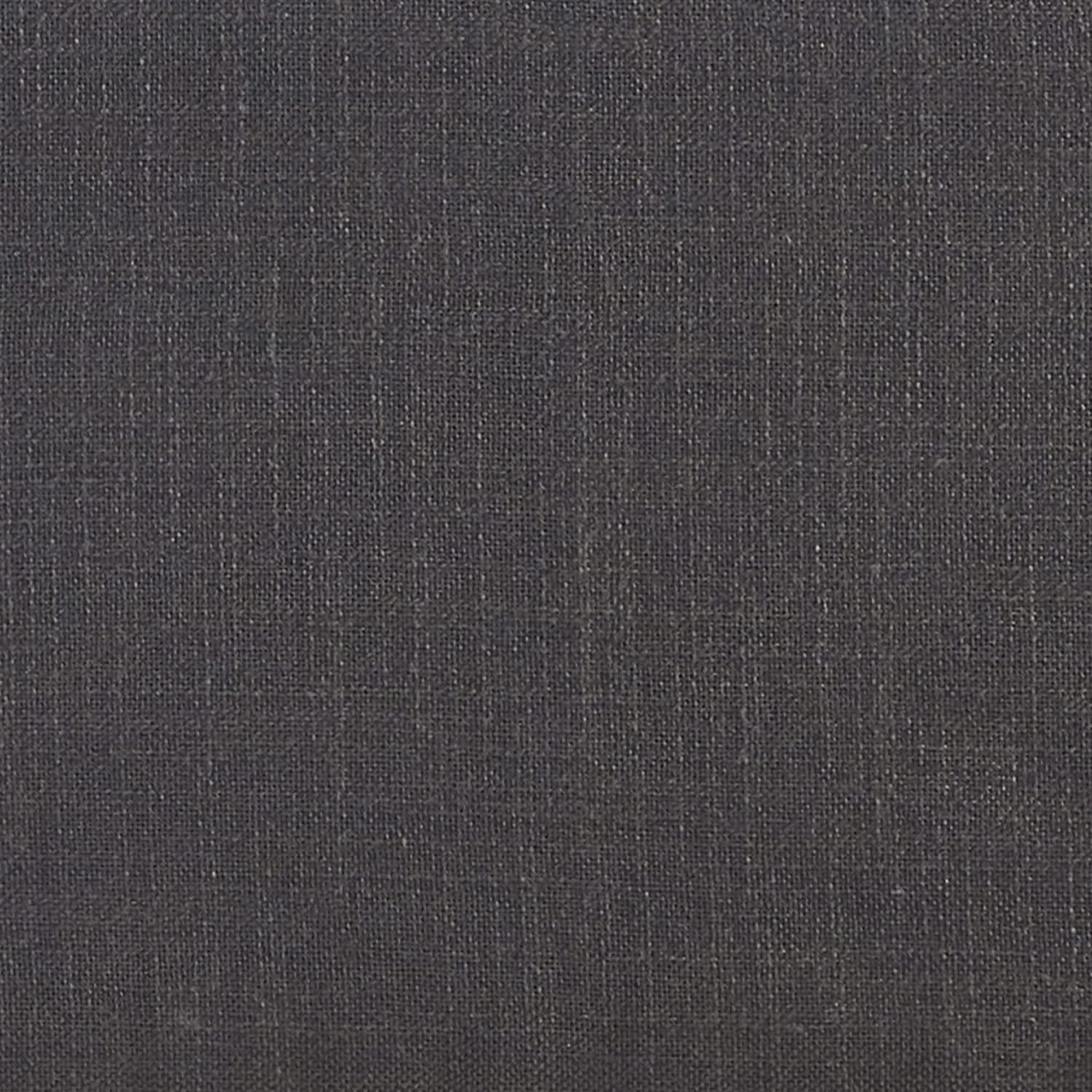 Button-Tufted Ottoman with Storage - Dark Grey