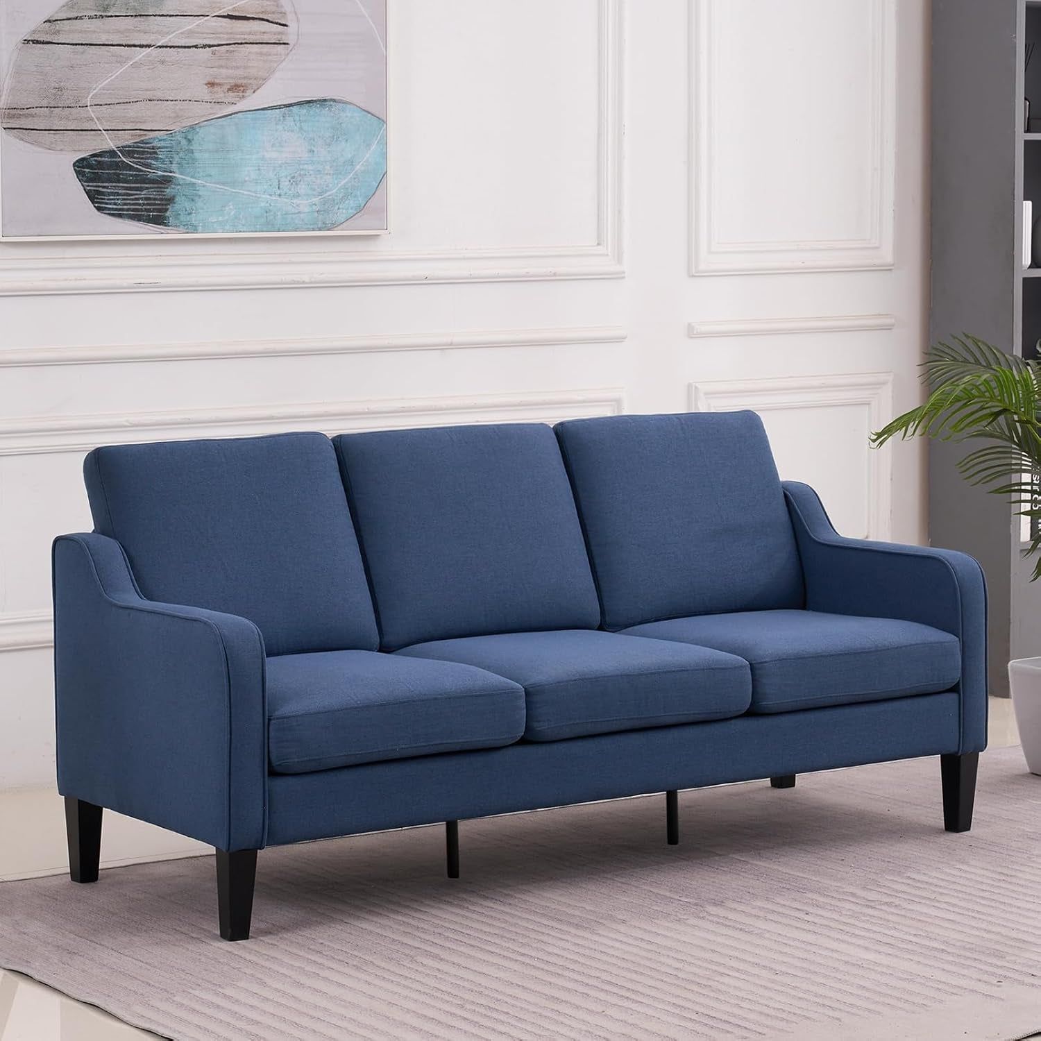Black Faux Leather Loveseat Sofa with Recliners and Cup Holders rana