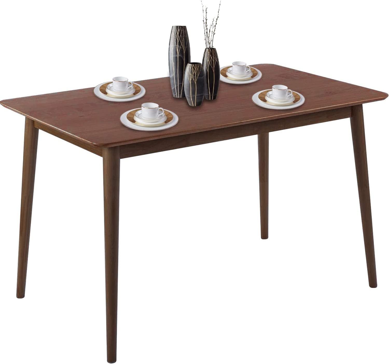 47″ Dining Table for Small Spaces, Natural Finish