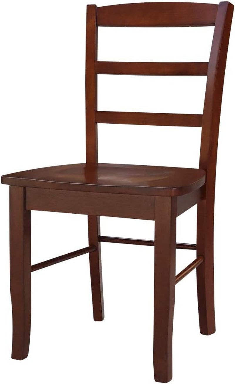 International Concepts Madrid Ladder Back Chair, Espresso