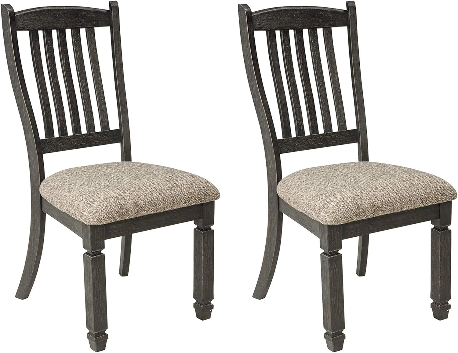 Tyler Creek 20&quot; Dining Room Upholstered Chair, 2 Count, Antique Black