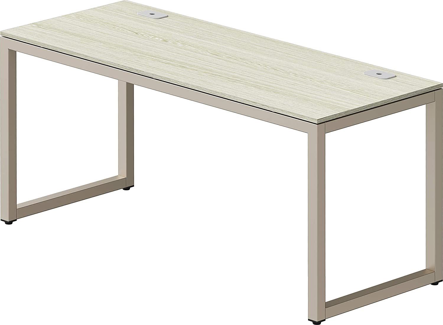 Home Office 55-Inch Large Computer Desk, Maple