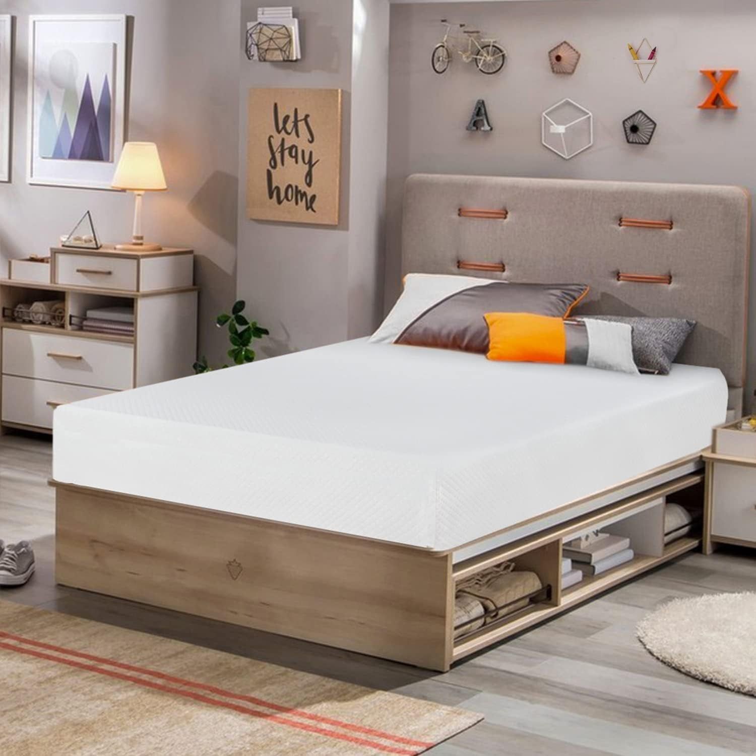 Gel Memory Foam Twin Mattress for Cool Sleep