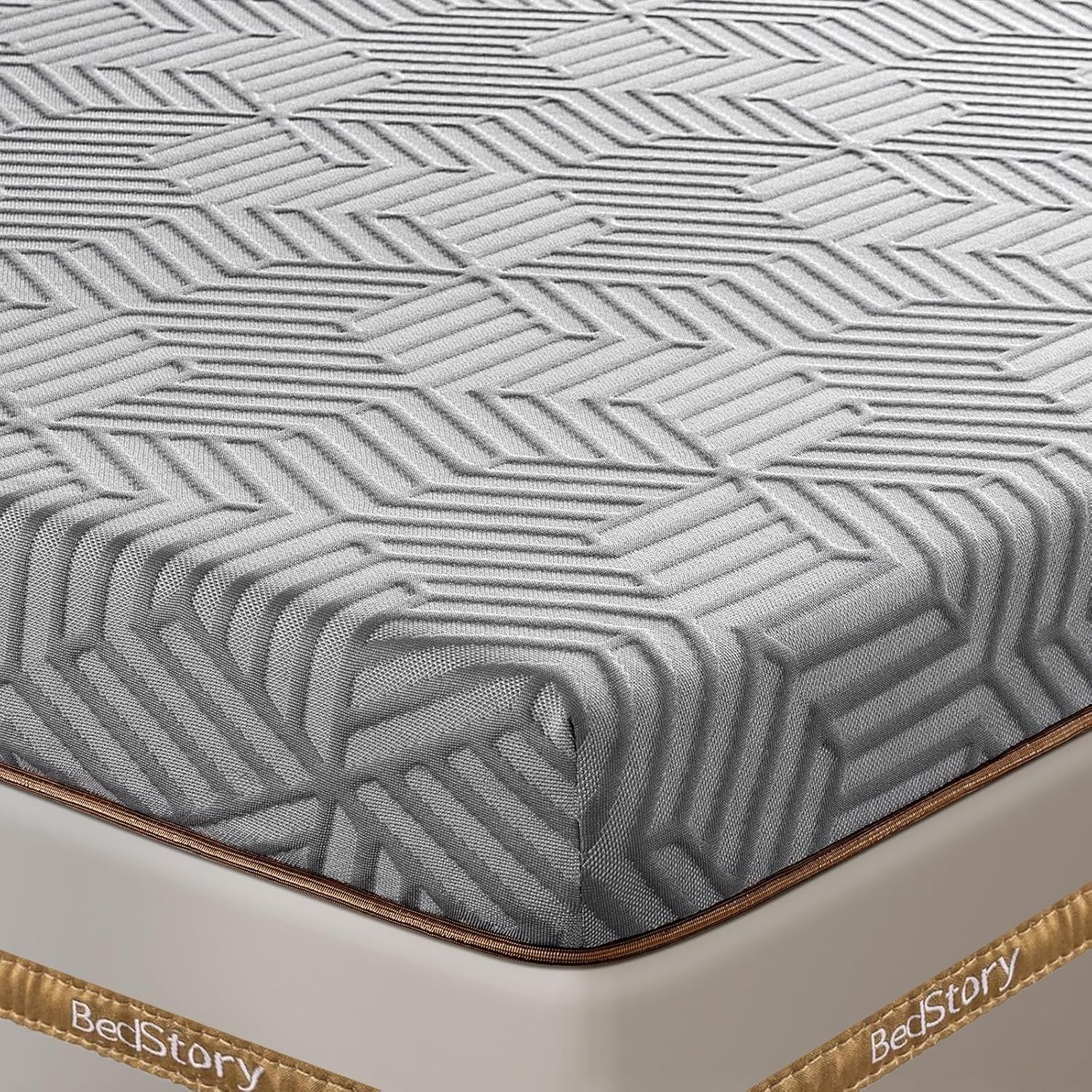Firm Memory Foam Mattress Topper for Back Pain Relief