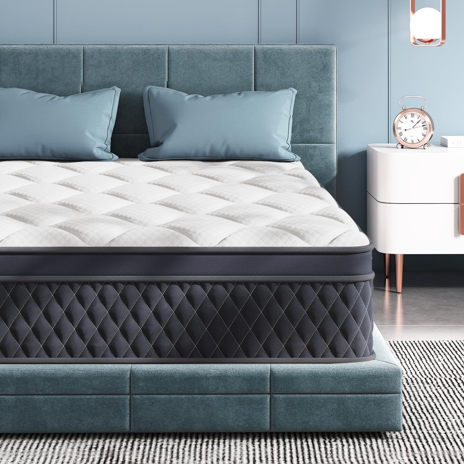 10 Inch Hybrid Memory Foam Twin Mattress in Box