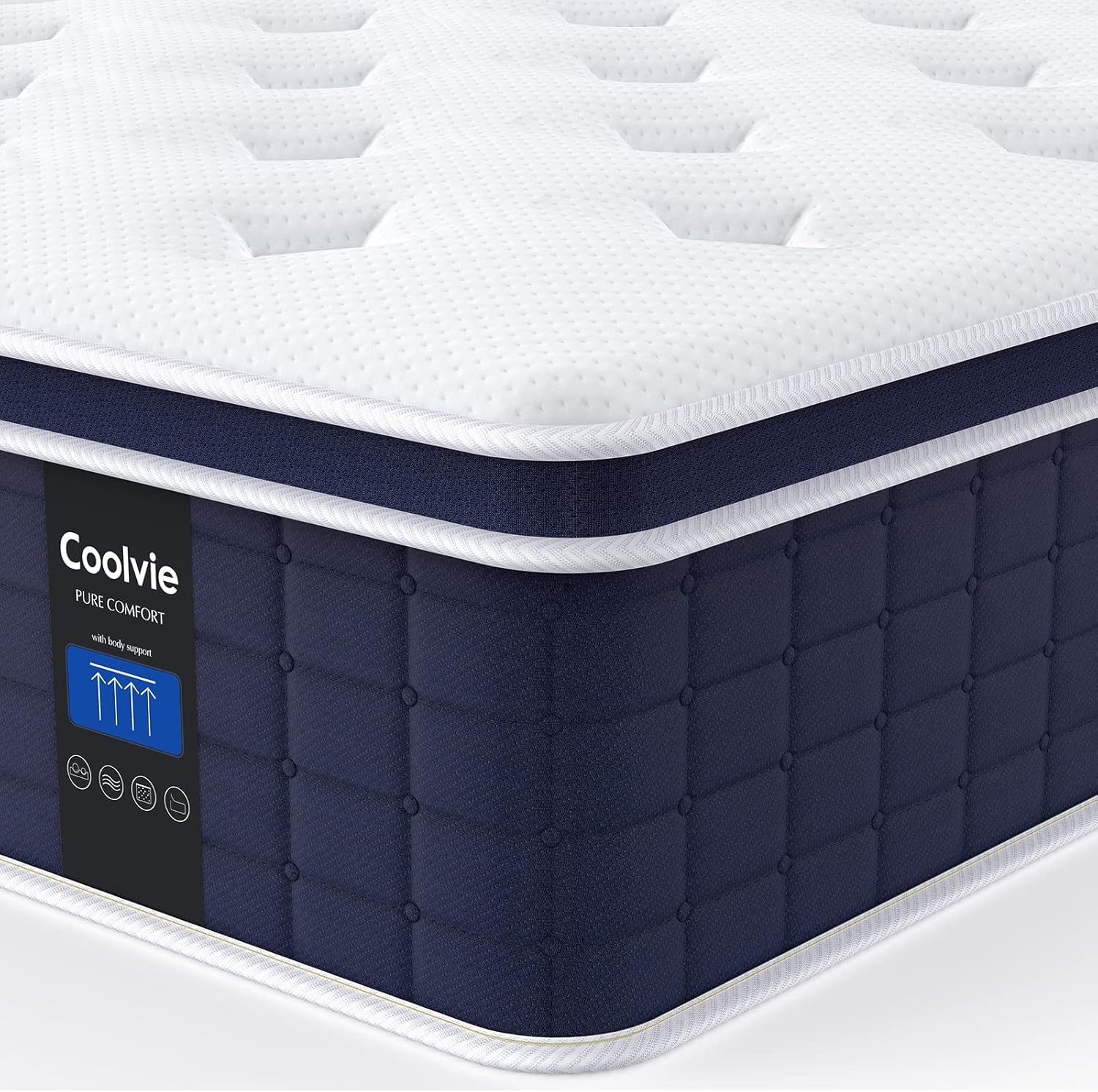 12 Inch Twin XL Mattress with Medium Firm Comfort