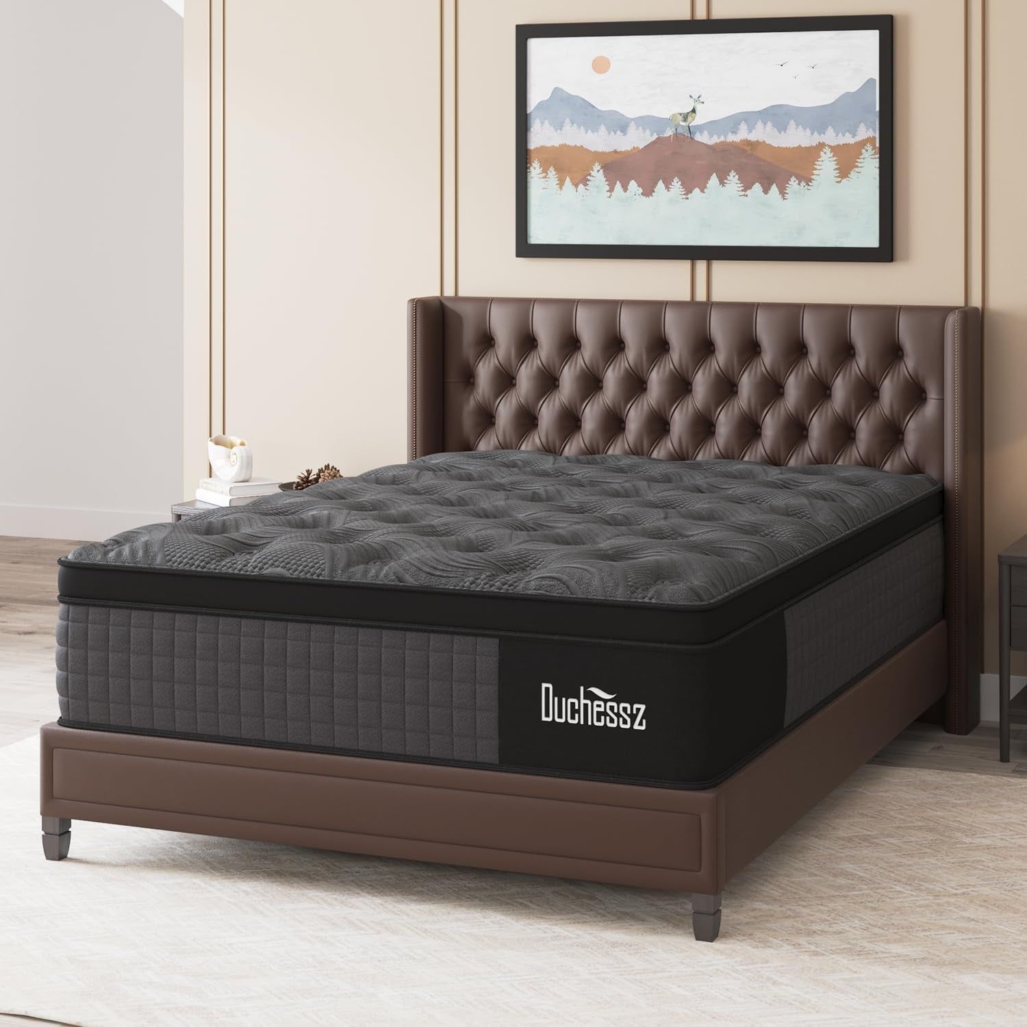 12 Inch Hybrid Queen Mattress with Gel Memory Foam