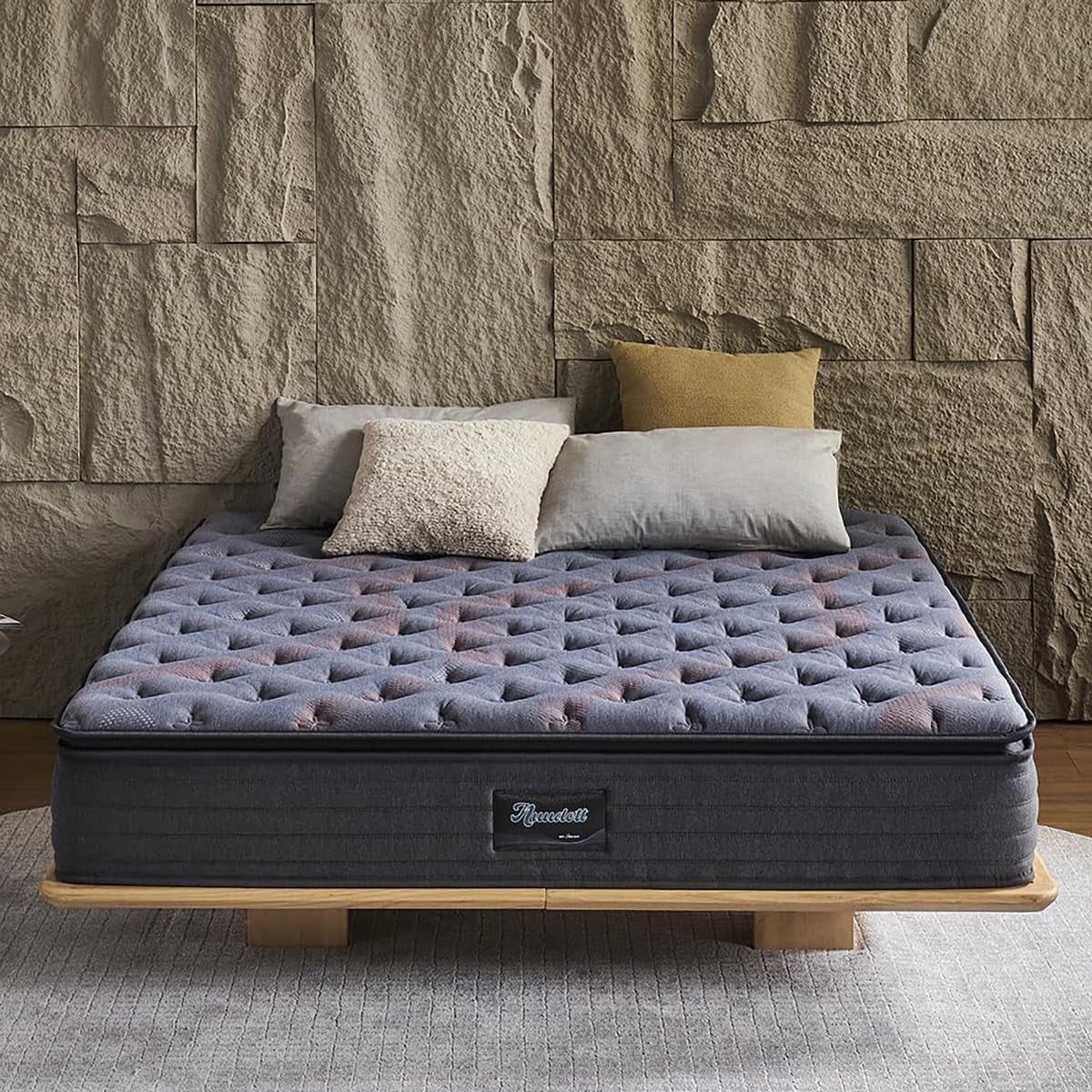 Short Queen Mattress 12 Inch Pillow Top Hybrid