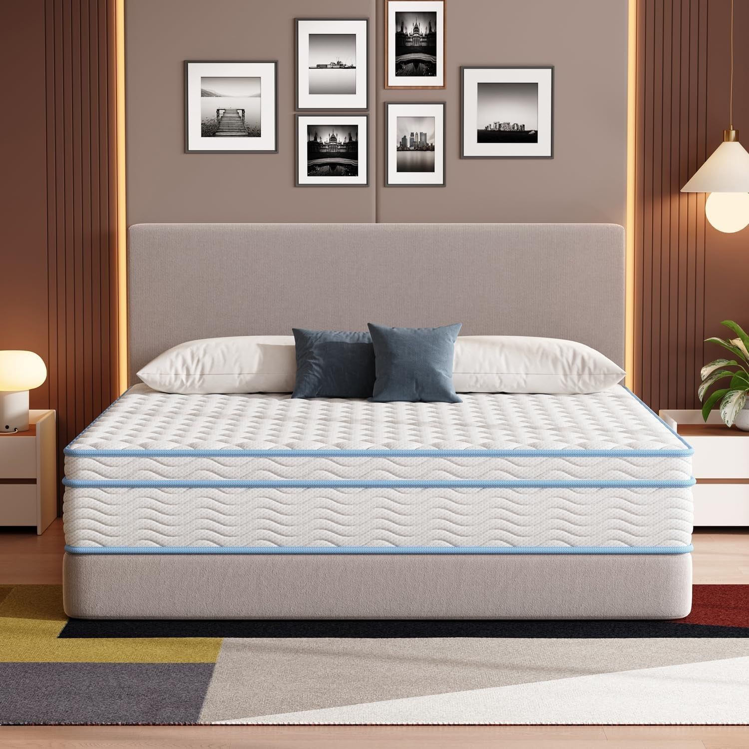 Comfortable Queen Size Gel Memory Foam Mattress 12 Inch