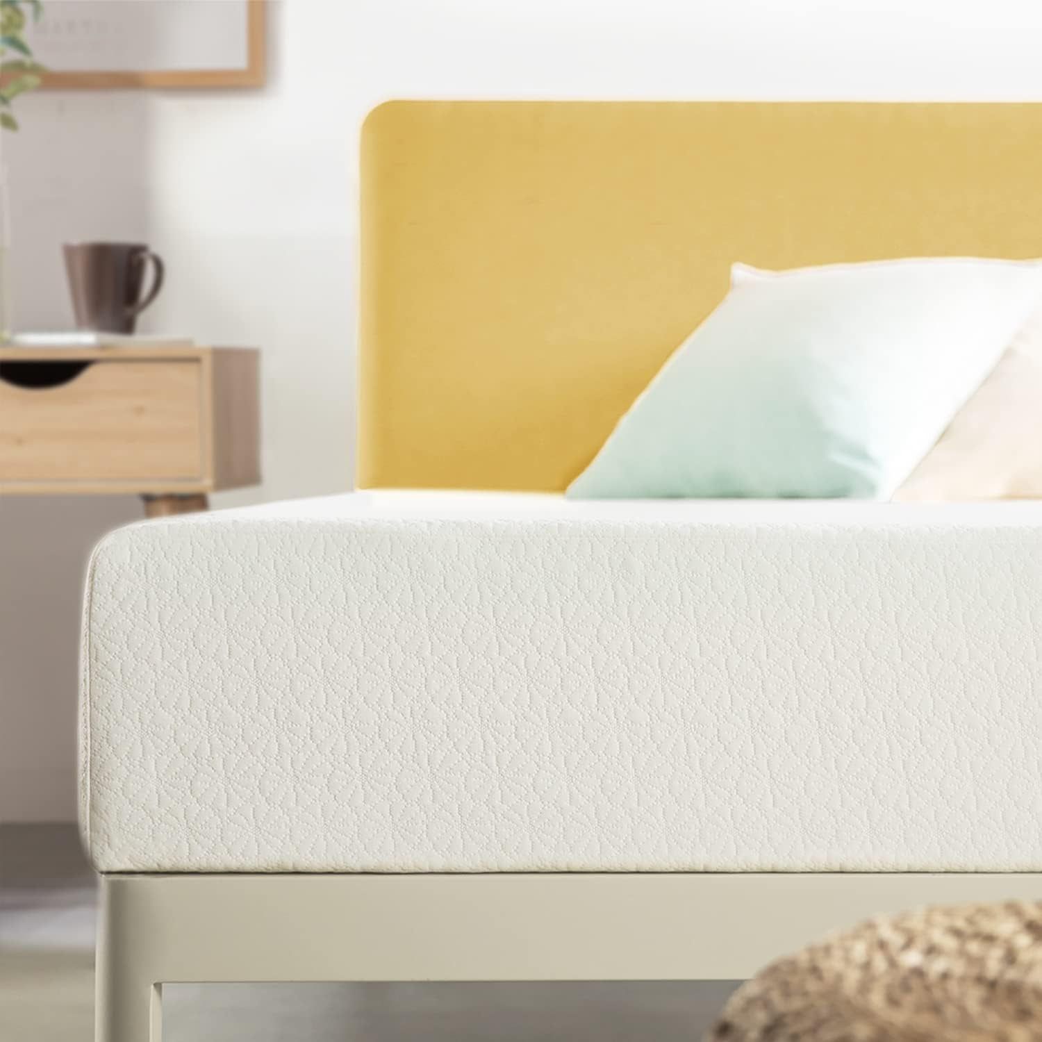 8 Inch Green Tea Memory Foam Mattress Bed-In-A-Box