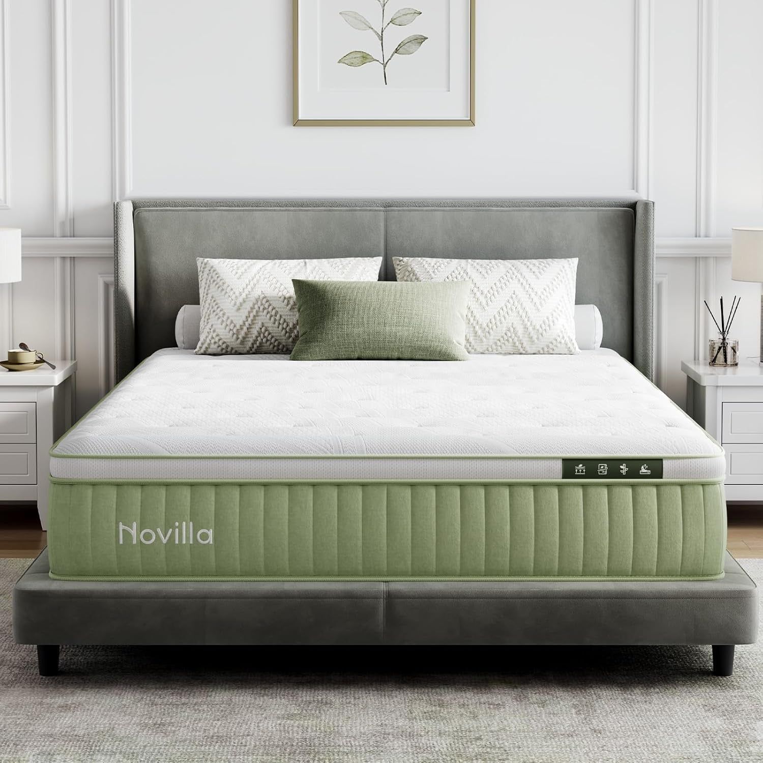 10 Inch Full Size Mattress with Pocket Springs and Gel Foam