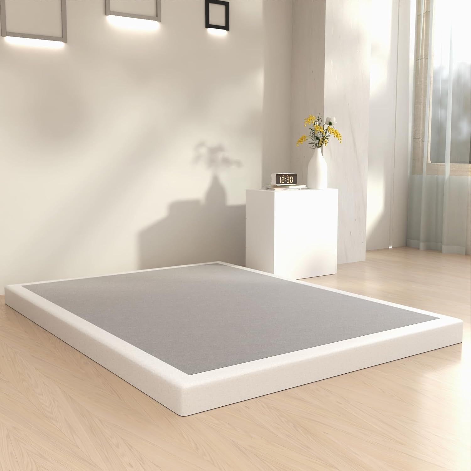 Low Profile Queen Box Spring Heavy Duty Support
