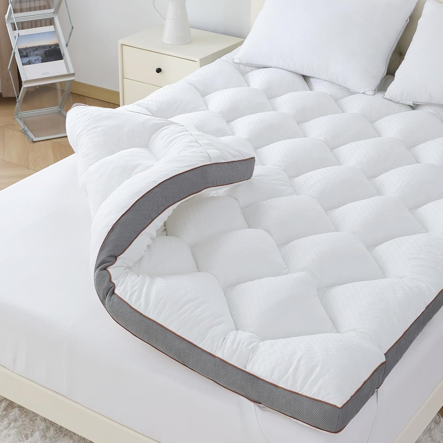 3 Inch Soft Memory Foam Mattress Topper Queen