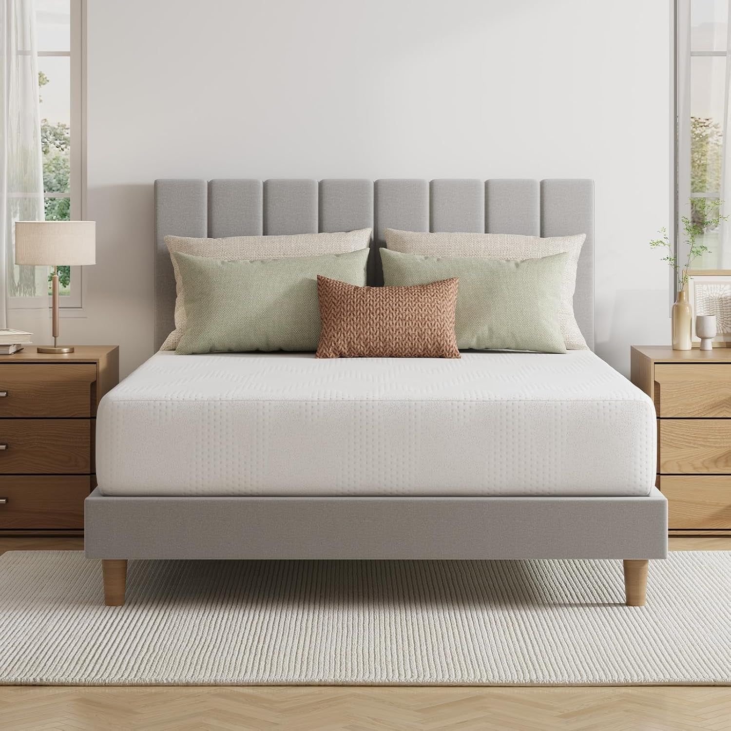 Cooling Gel Memory Foam Queen Mattress for Comfort