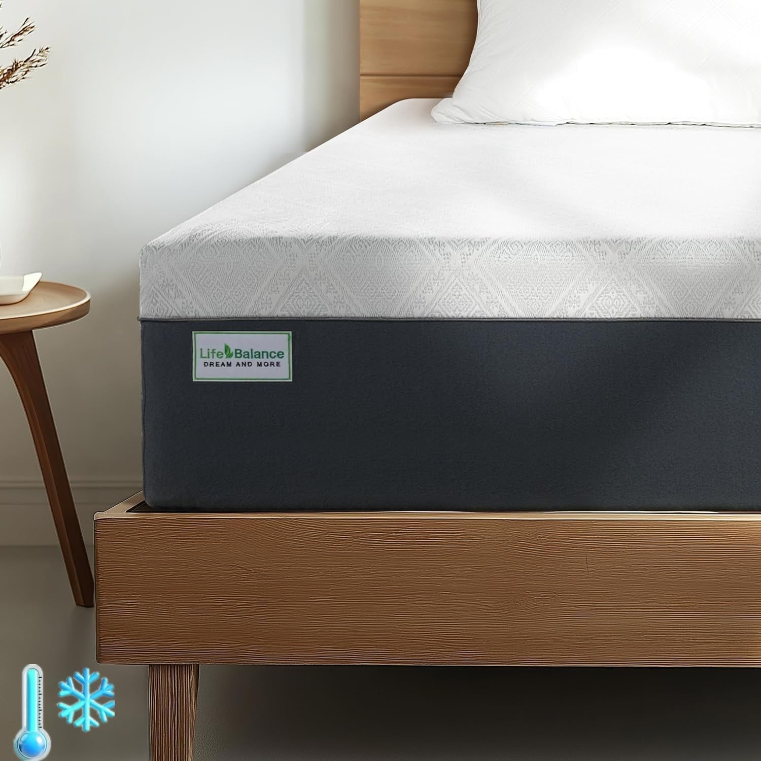 Cooling Gel Memory Foam Queen Mattress for Comfort