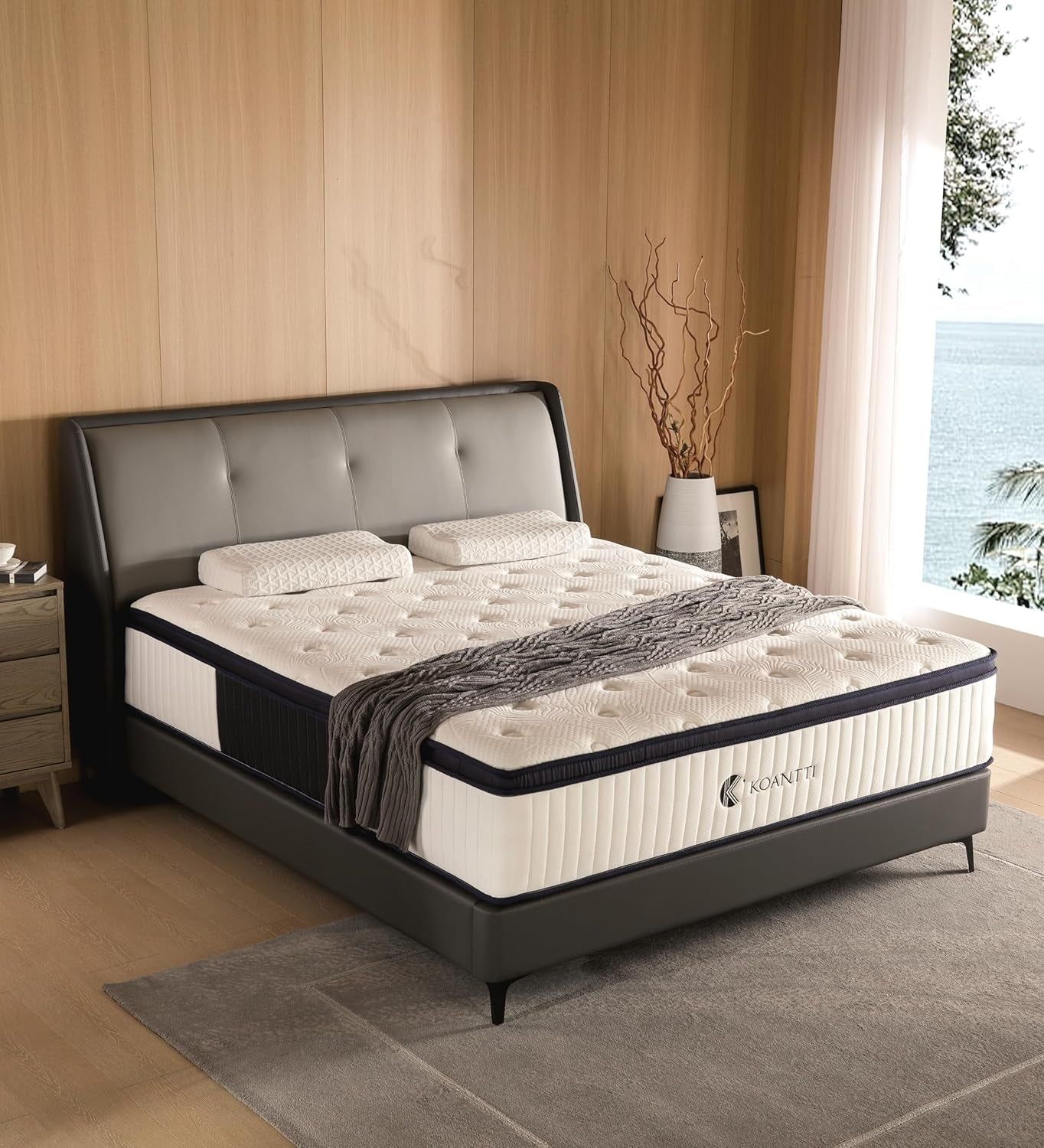12 Inch Hybrid Full Mattress with Memory Foam Support