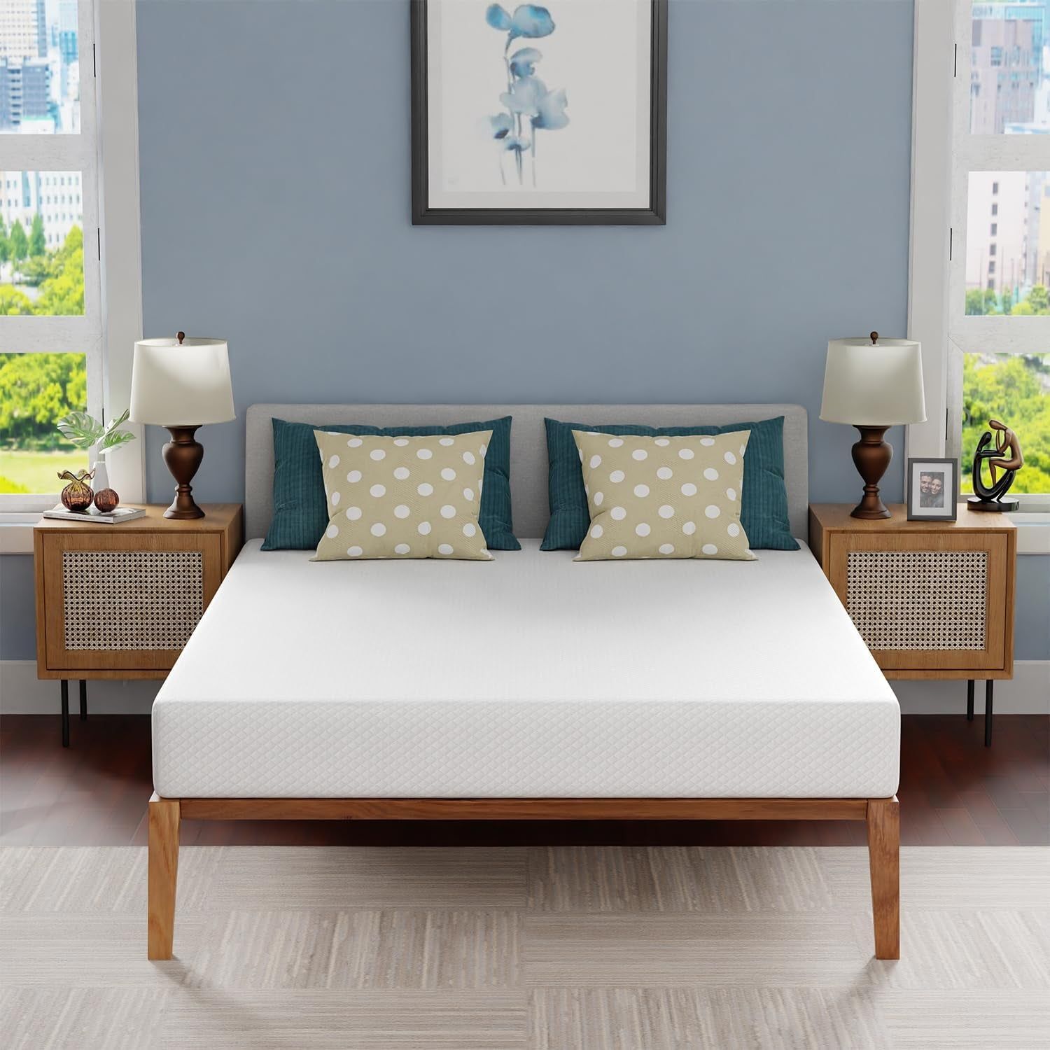 Gel Memory Foam Mattress for Cool Sleep Relief