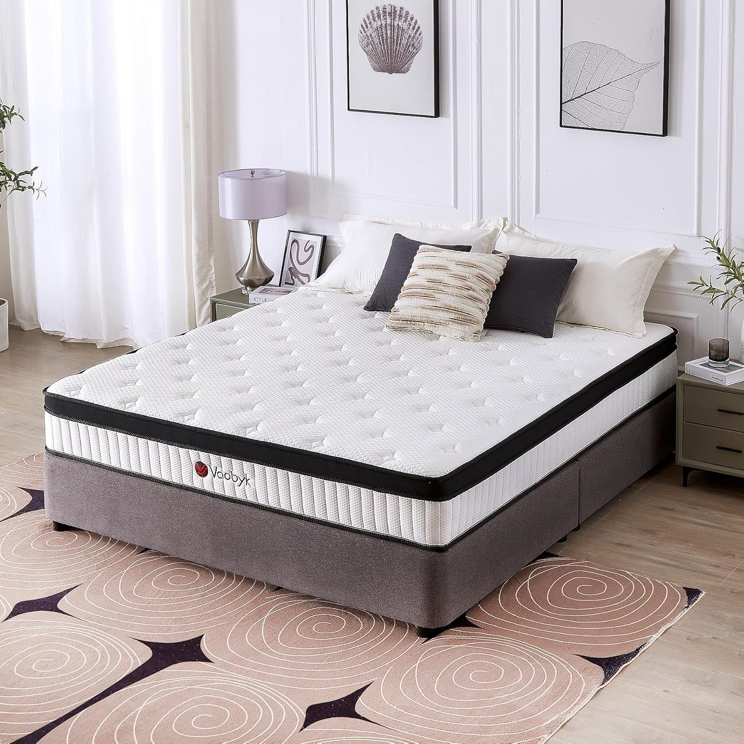 10 Inch Hybrid Queen Mattress with Memory Foam