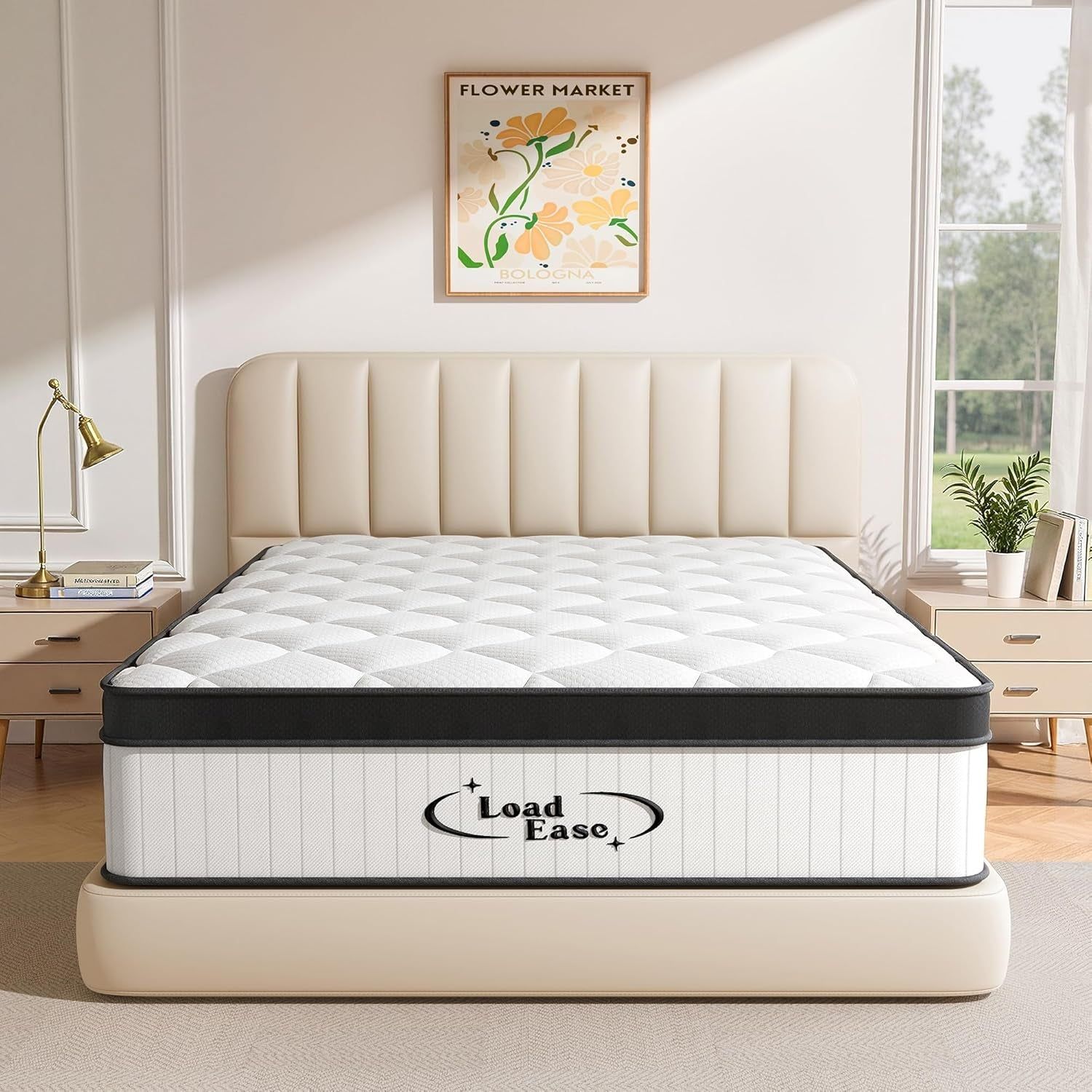 King Size Mattress with Memory Foam and Springs