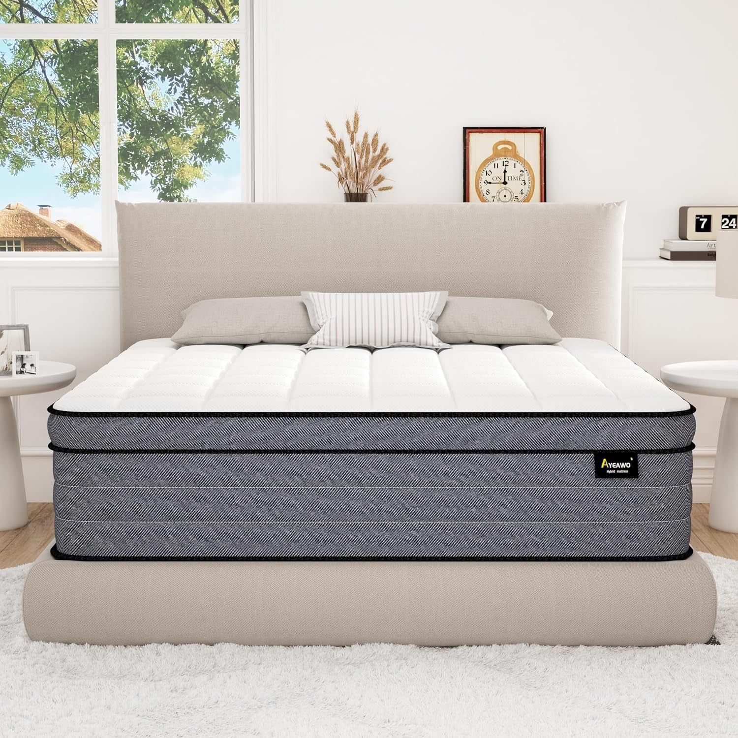 Full Size 12 Inch Hybrid Mattress With Pressure Relief