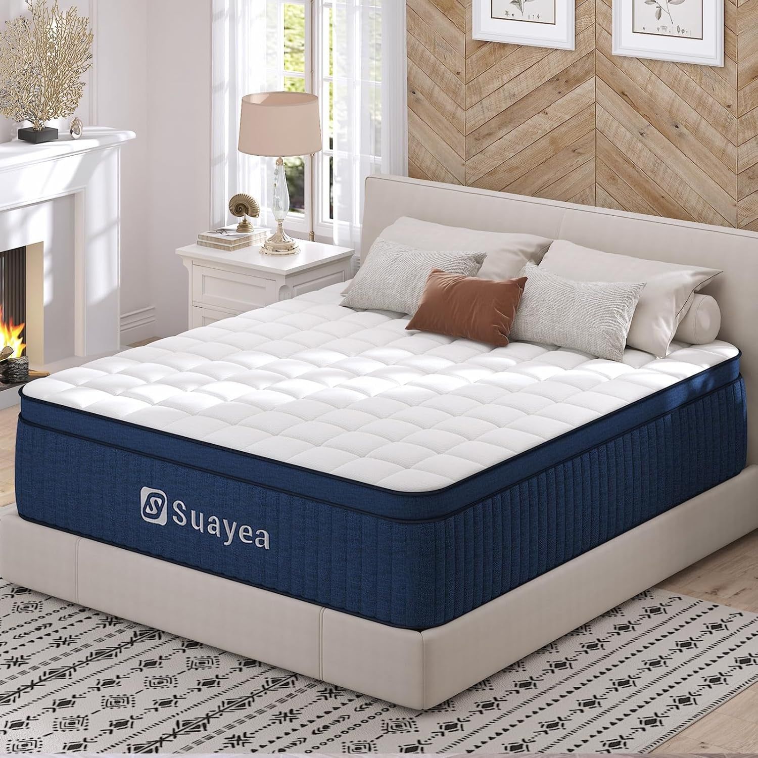 12 Inch King Size Mattress with Pocket Springs and Foam