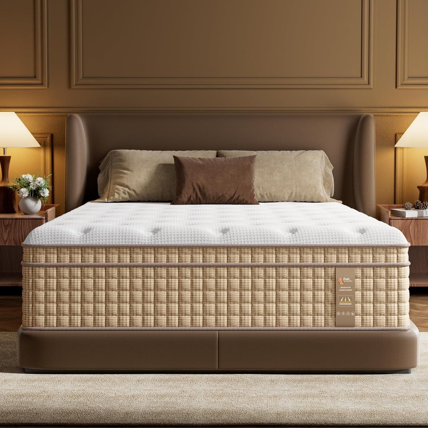 14 Inch Plush Hybrid Mattress for Ultimate Comfort