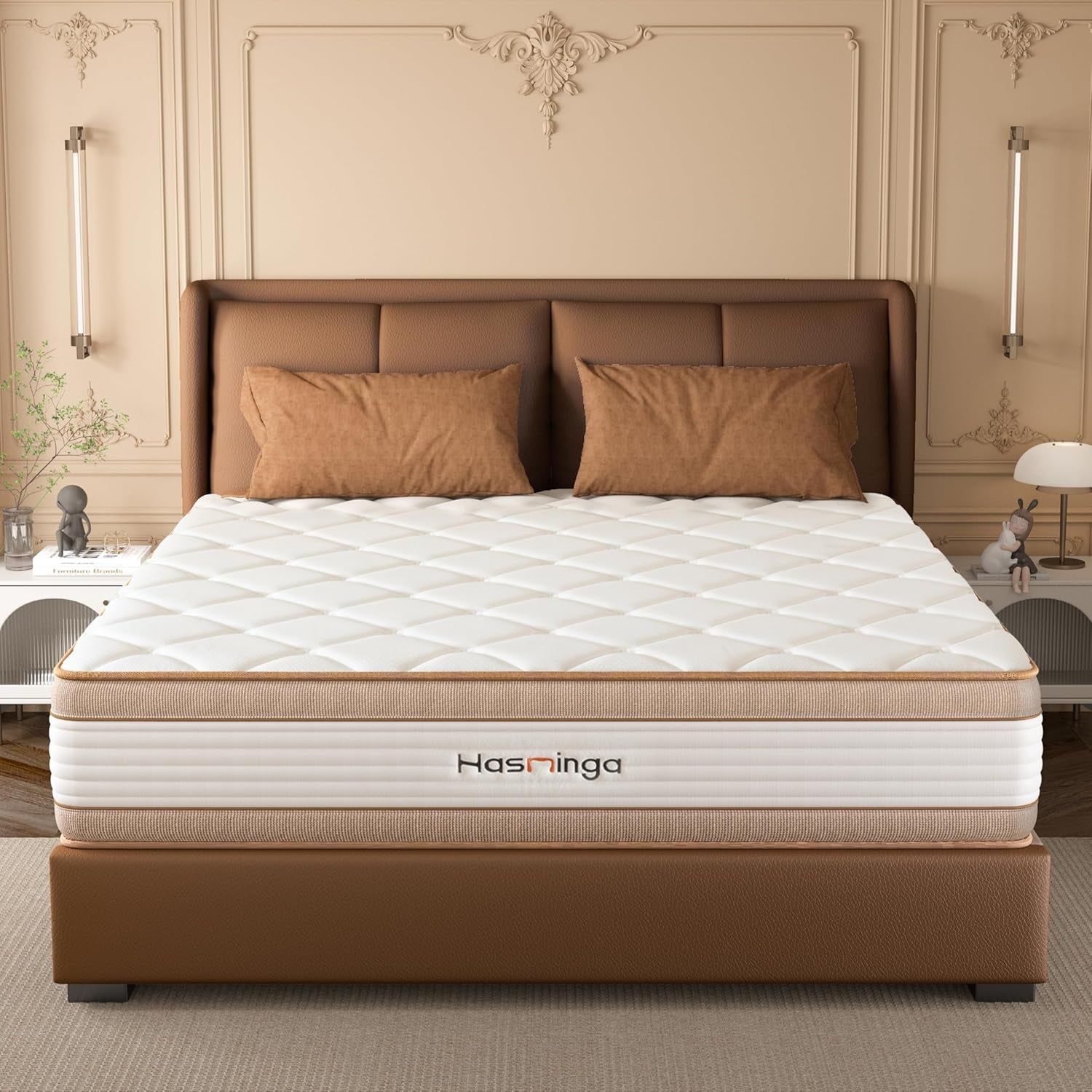 Hybrid Medium Firm Memory Foam Innerspring Mattress Queen