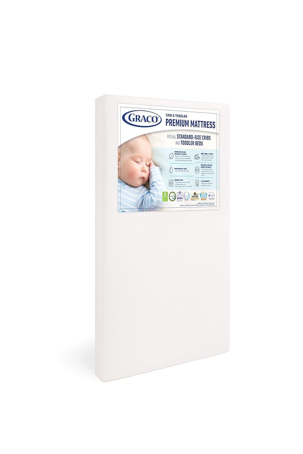 Premium Crib Mattress Waterproof and Washable Easy Care