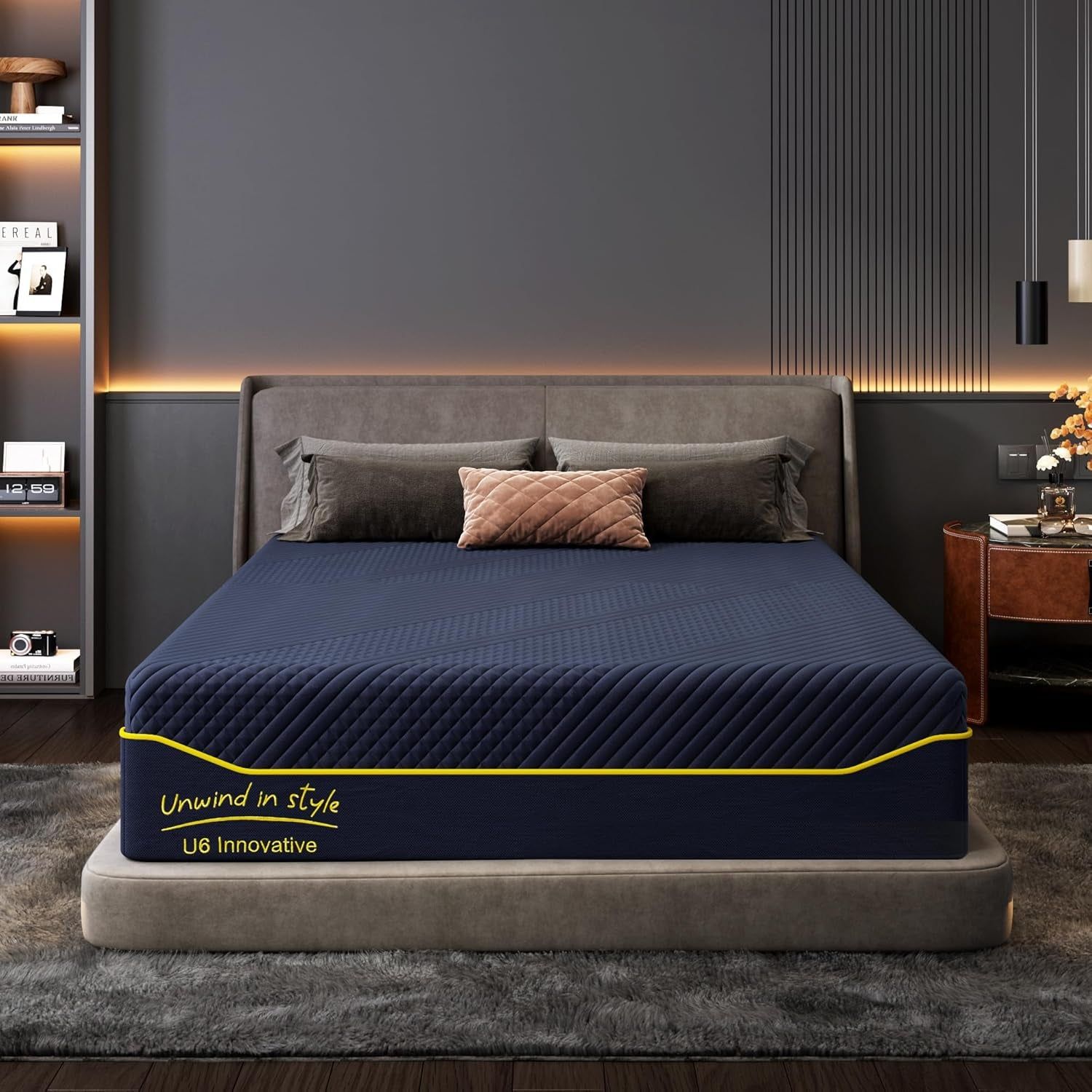 Queen Size 12 Inch Memory Foam Mattress with Cooling Gel