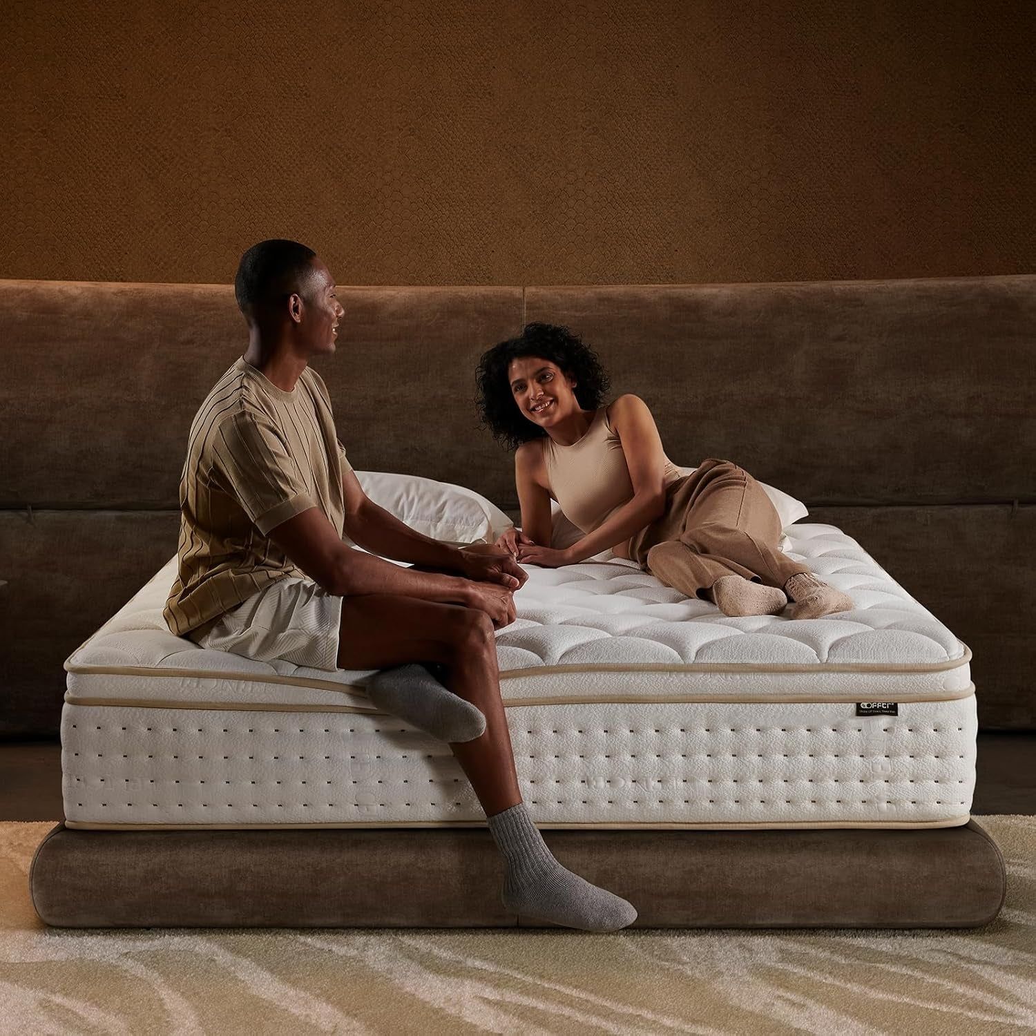 Queen Mattress 12 Inch Mattresses Queen Size in a Box,Superior Hybrid Mattress with Memory Foam for Extra Lumbar Support ,100 Night Trial,Maximum Support,Zoned Spring, Medium Firm (12 Inch, Queen)