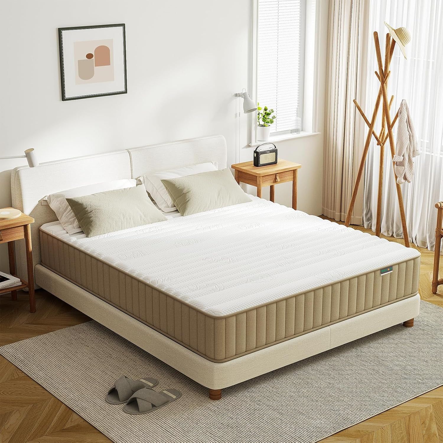 Full Mattress Firm, 10 Inch Full Size Mattress in a Box,Hybrid Memory Foam Double Mattress with Individual Pocket Spring for Motion Isolation &amp; Pressure Relief, Certipur-Us