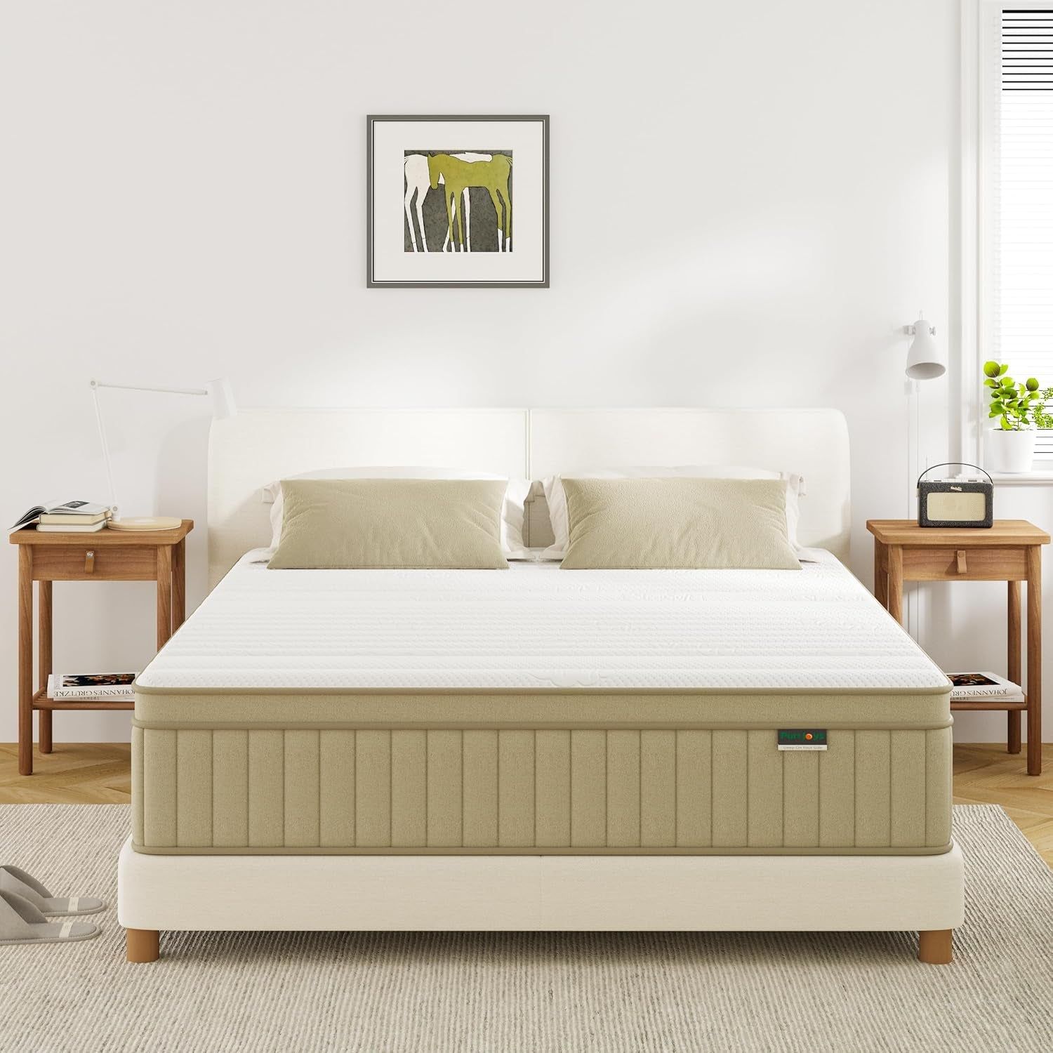 Full Mattress Firm, 14 Inch Full Size Mattress in a Box,Hybrid Memory Foam Double Mattress with Individual Pocket Spring for Motion Isolation &amp; Pressure Relief