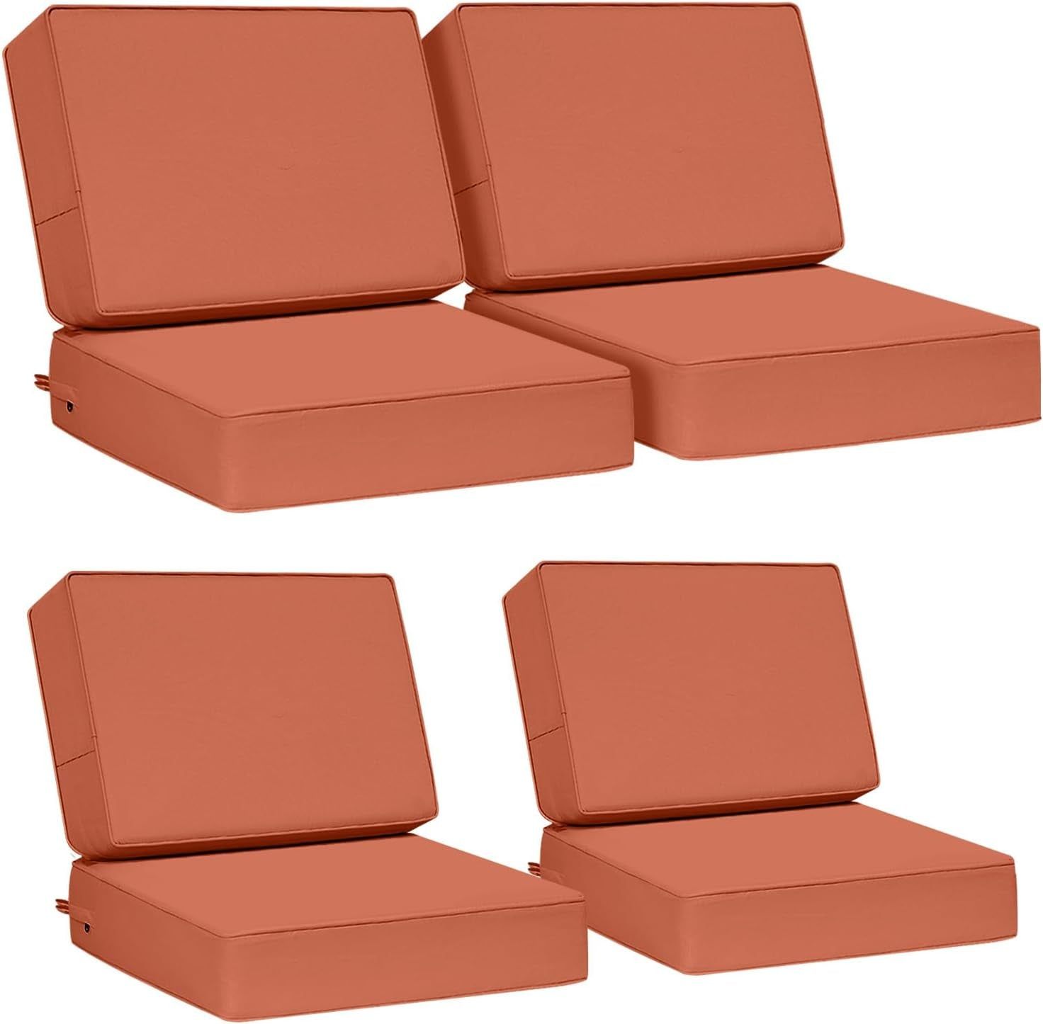 Waterproof Deep Seat Cushions Set for Patio Furniture