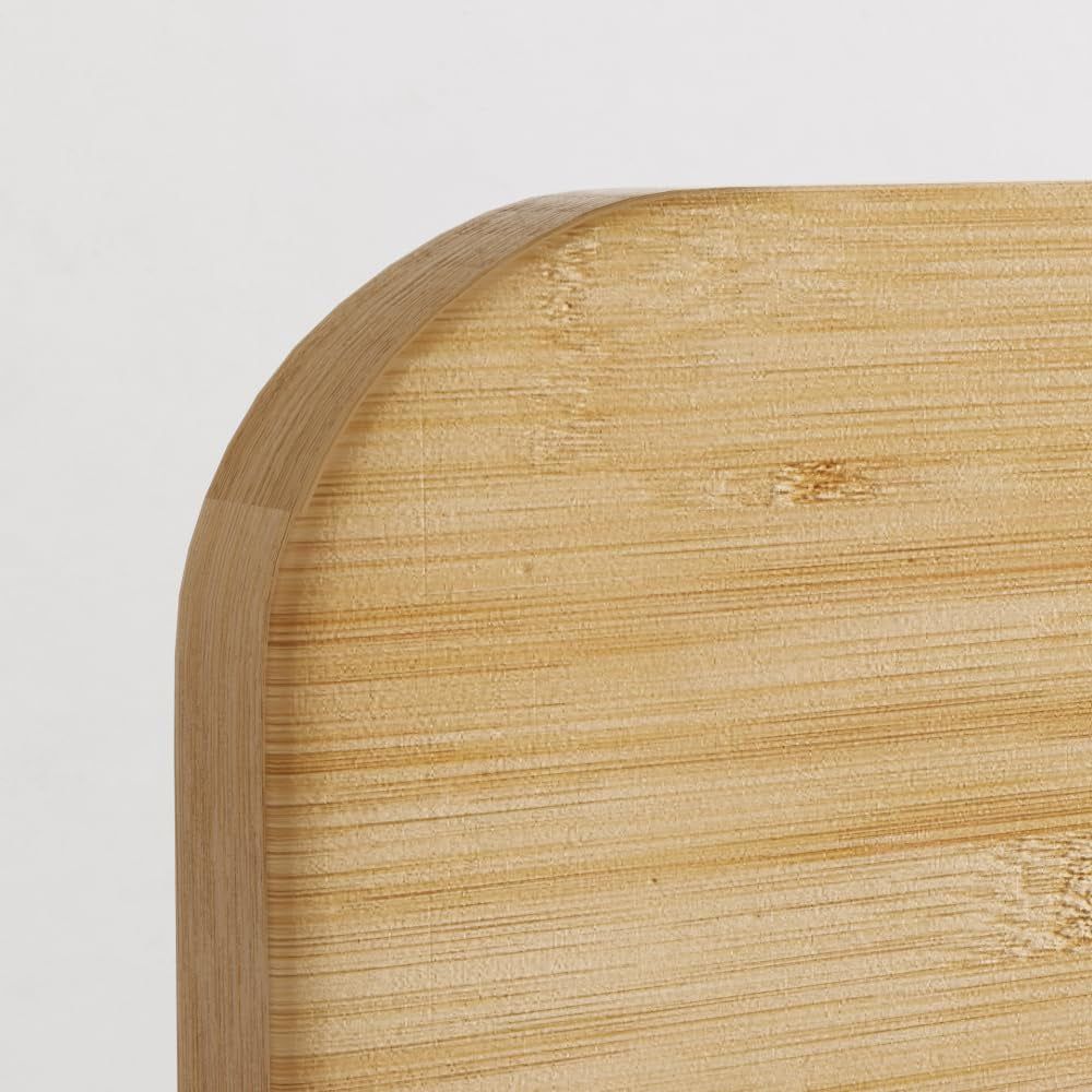 Natural Bamboo Headboard For Full Bed Easy Setup