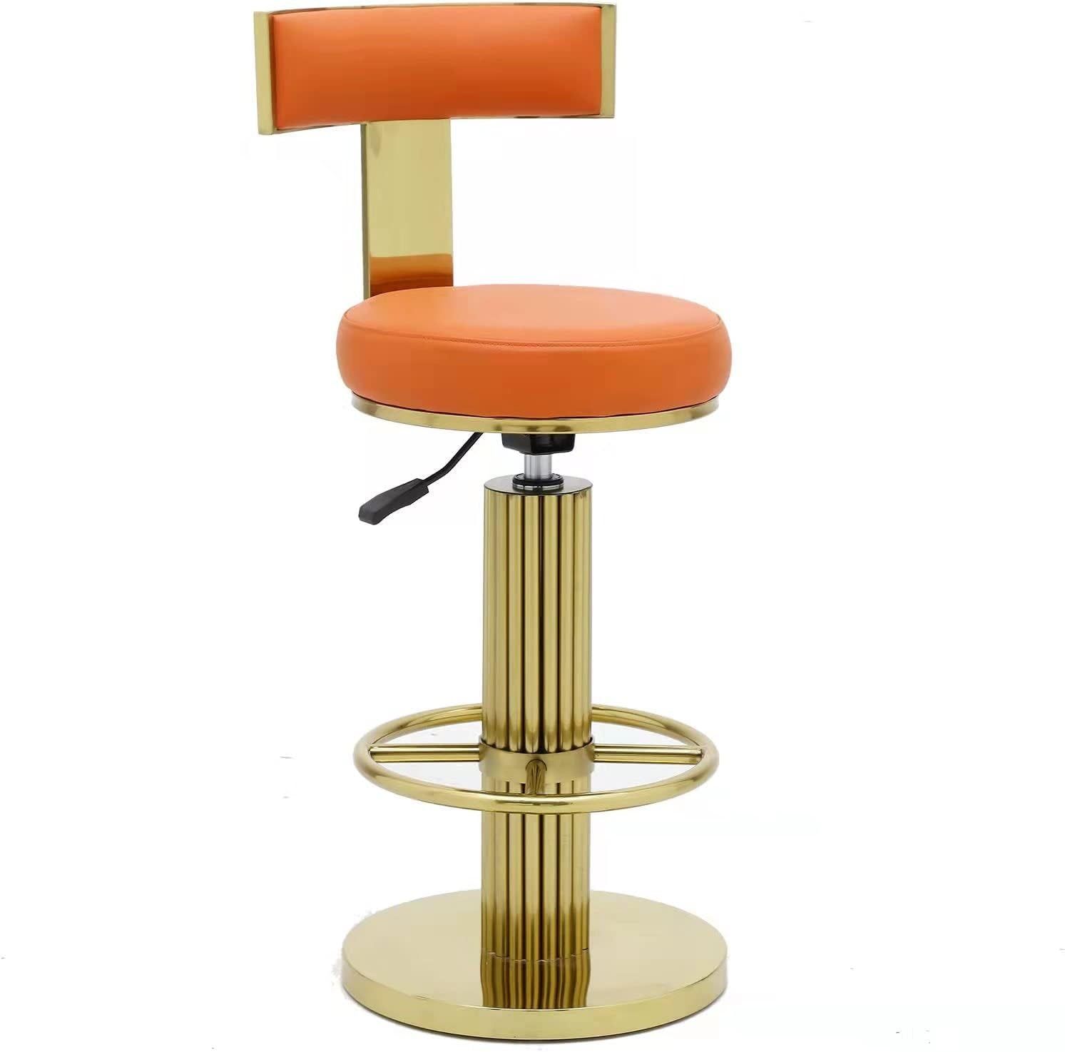 Modern Adjustable Counter Height Bar Stools with Back