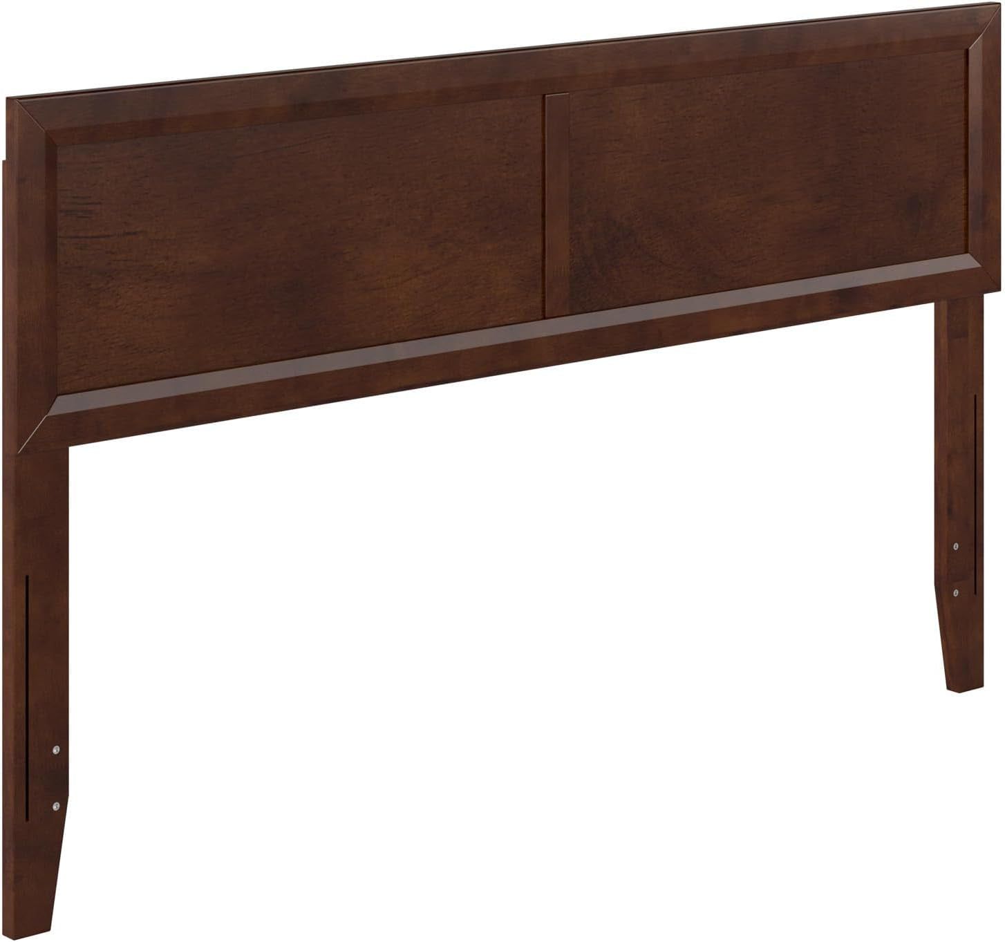 Elegant Adjustable Solid Wood Queen Headboard in Walnut