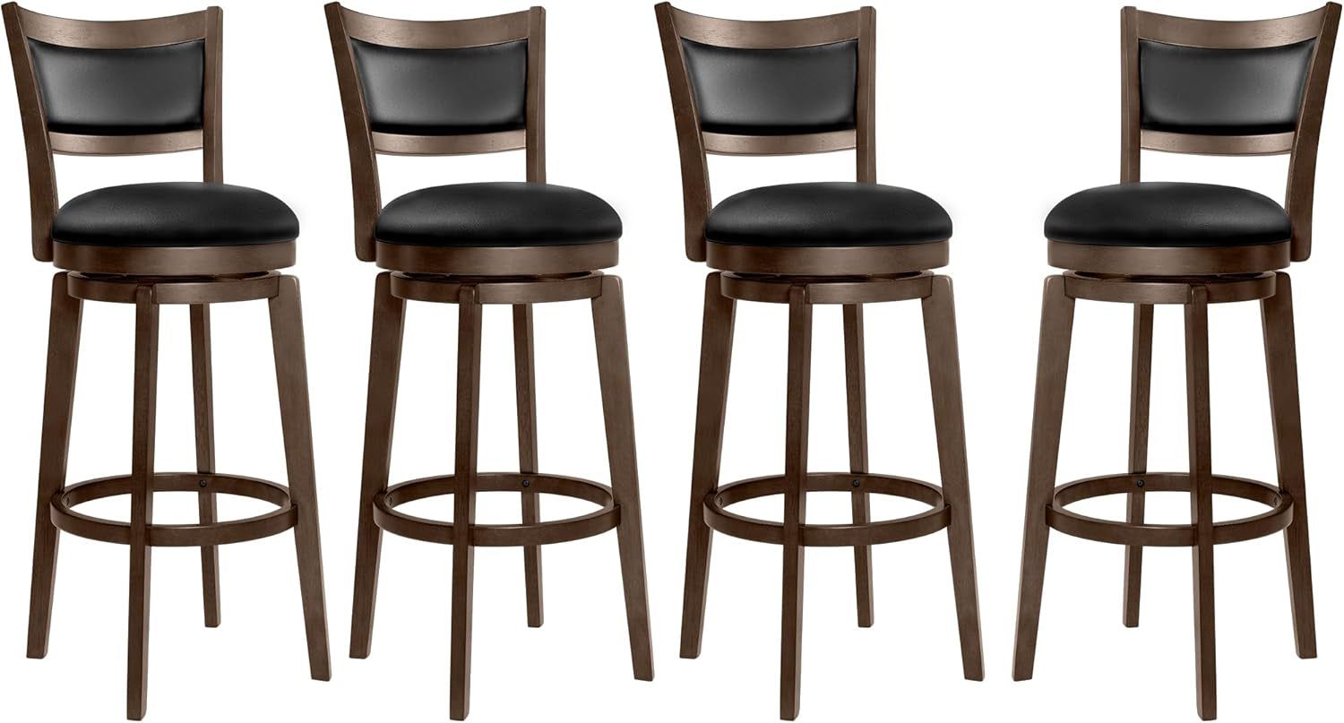 32 Inch Tall Swivel Bar Stools Set of Four
