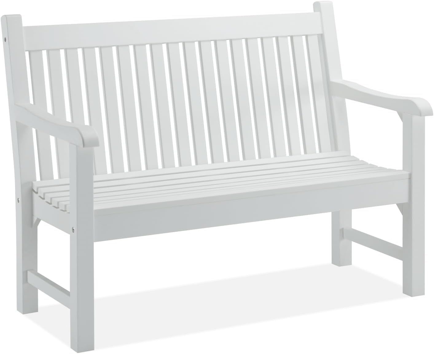 Two Person Weatherproof Poly Lumber Outdoor Bench Seating