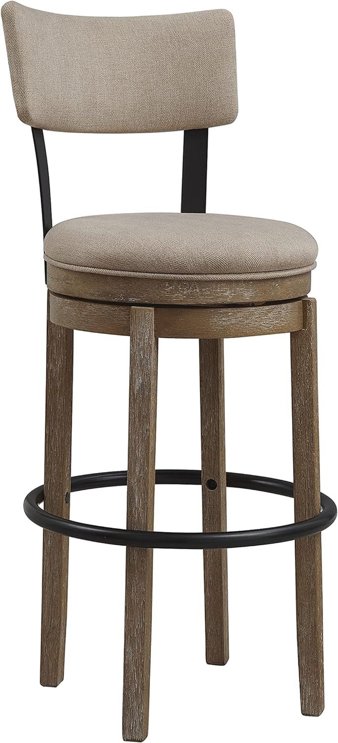 Stylish Upholstery Swivel Barstools for Kitchen Dining