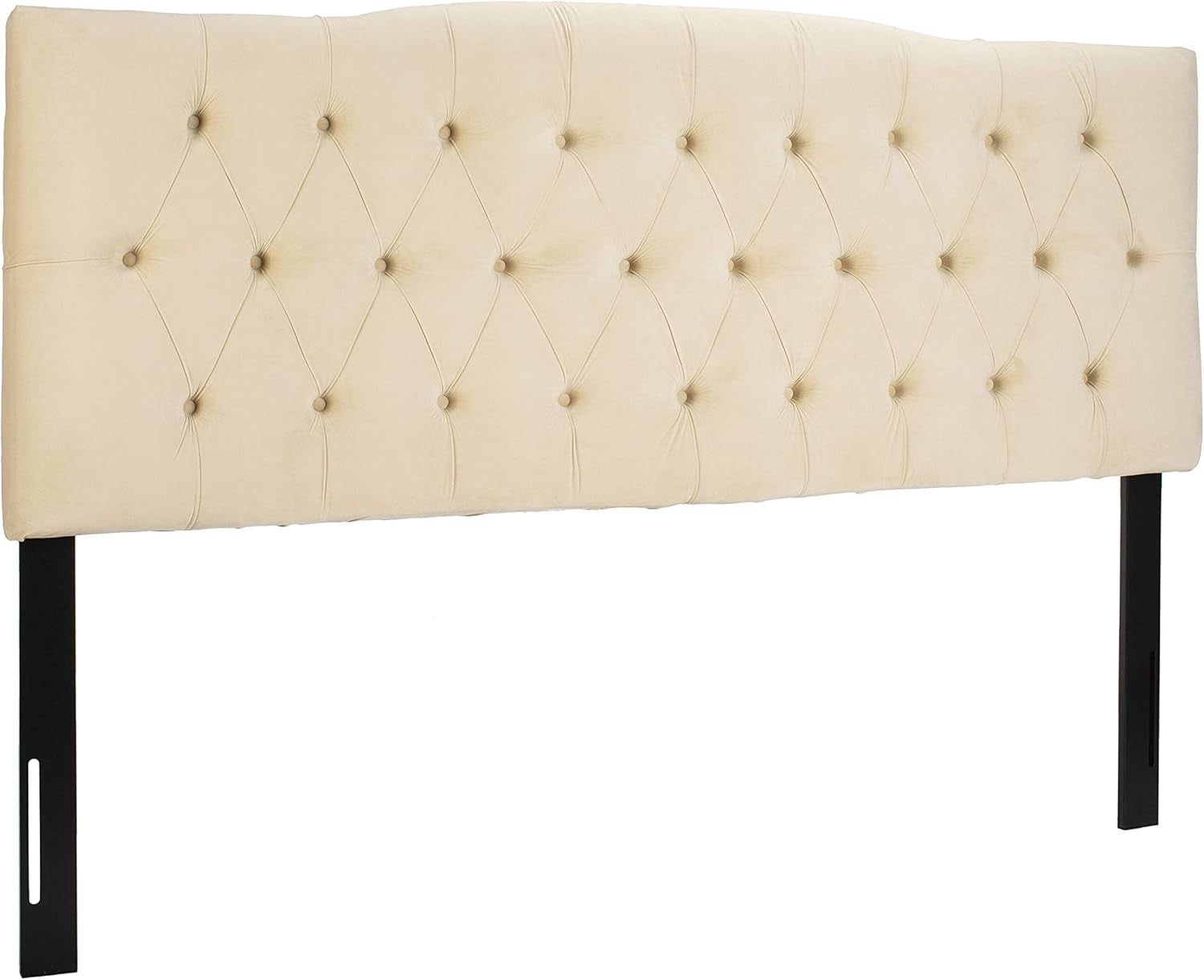 Modern Buckwheat Tufted King Headboard for Bedroom Elegance