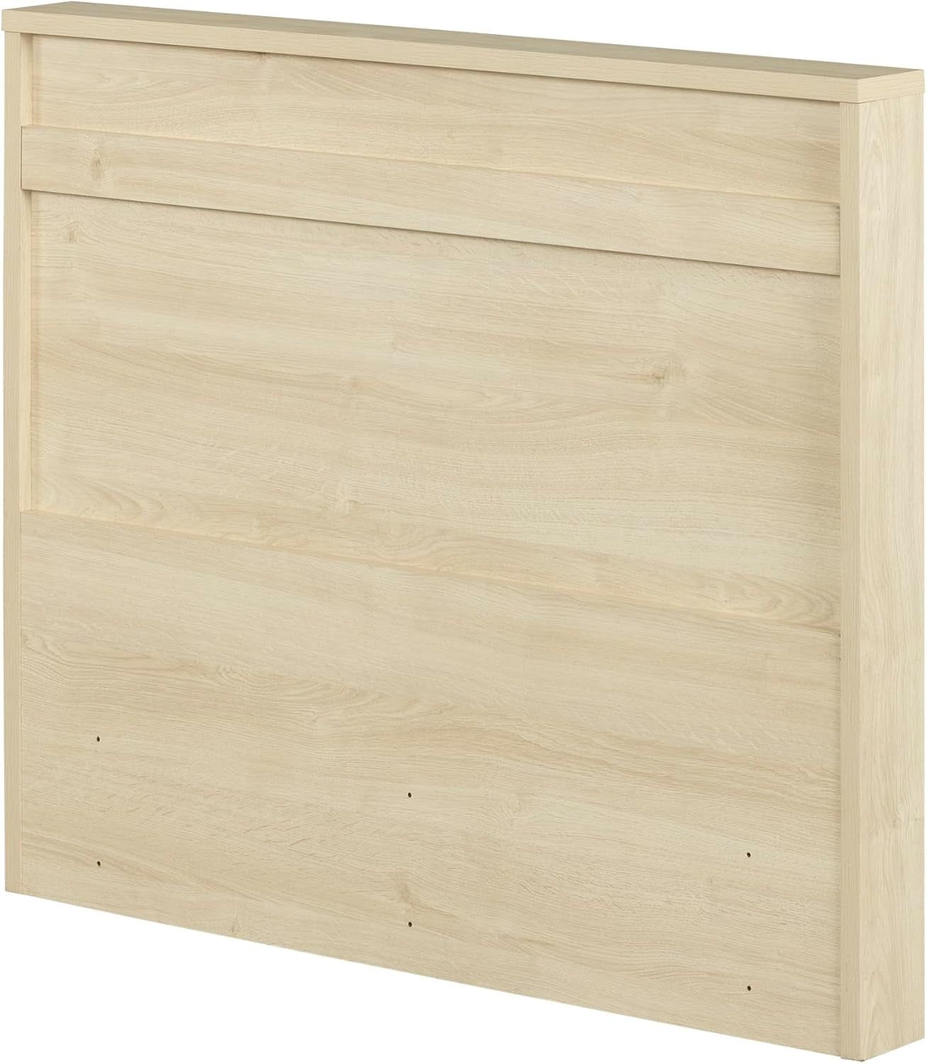 Contemporary Twin Headboard in Bleached Oak Finish