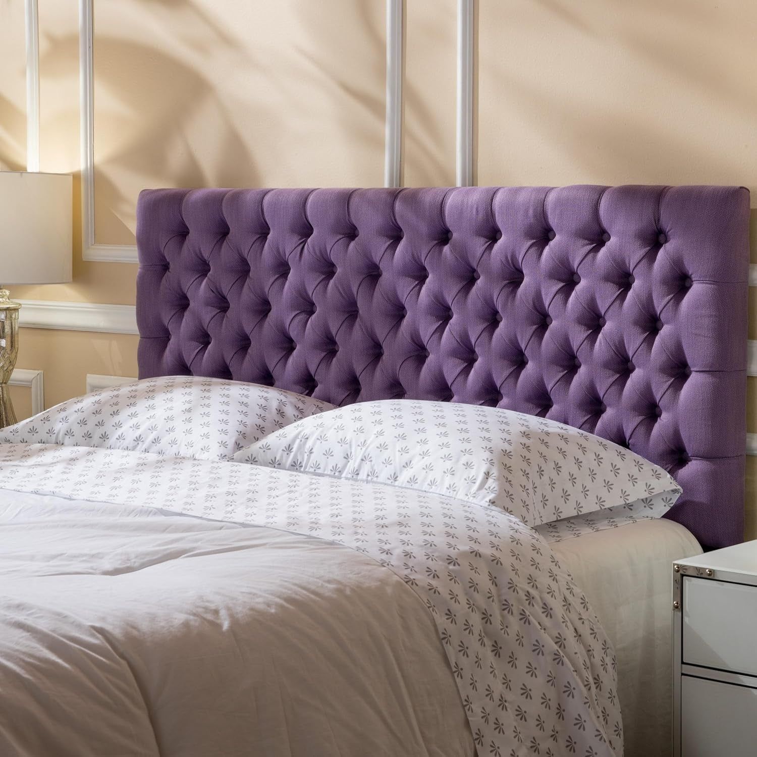 Elegant Upholstered Headboard with Adjustable Height and Style