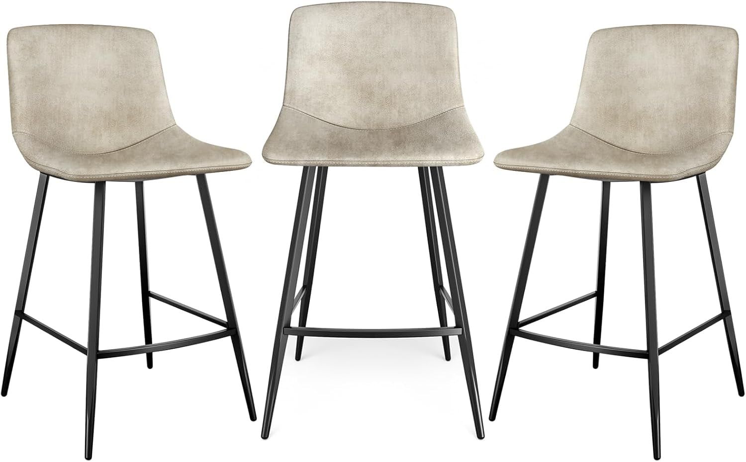 Sturdy 600 Pounds Counter Height Bar Stools Set