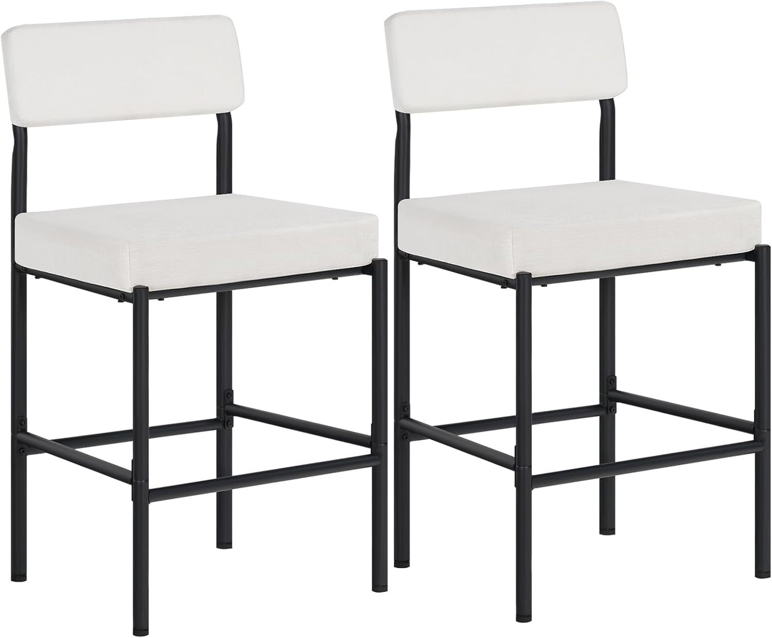 Comfortable Counter Height Bar Stools Set of Two